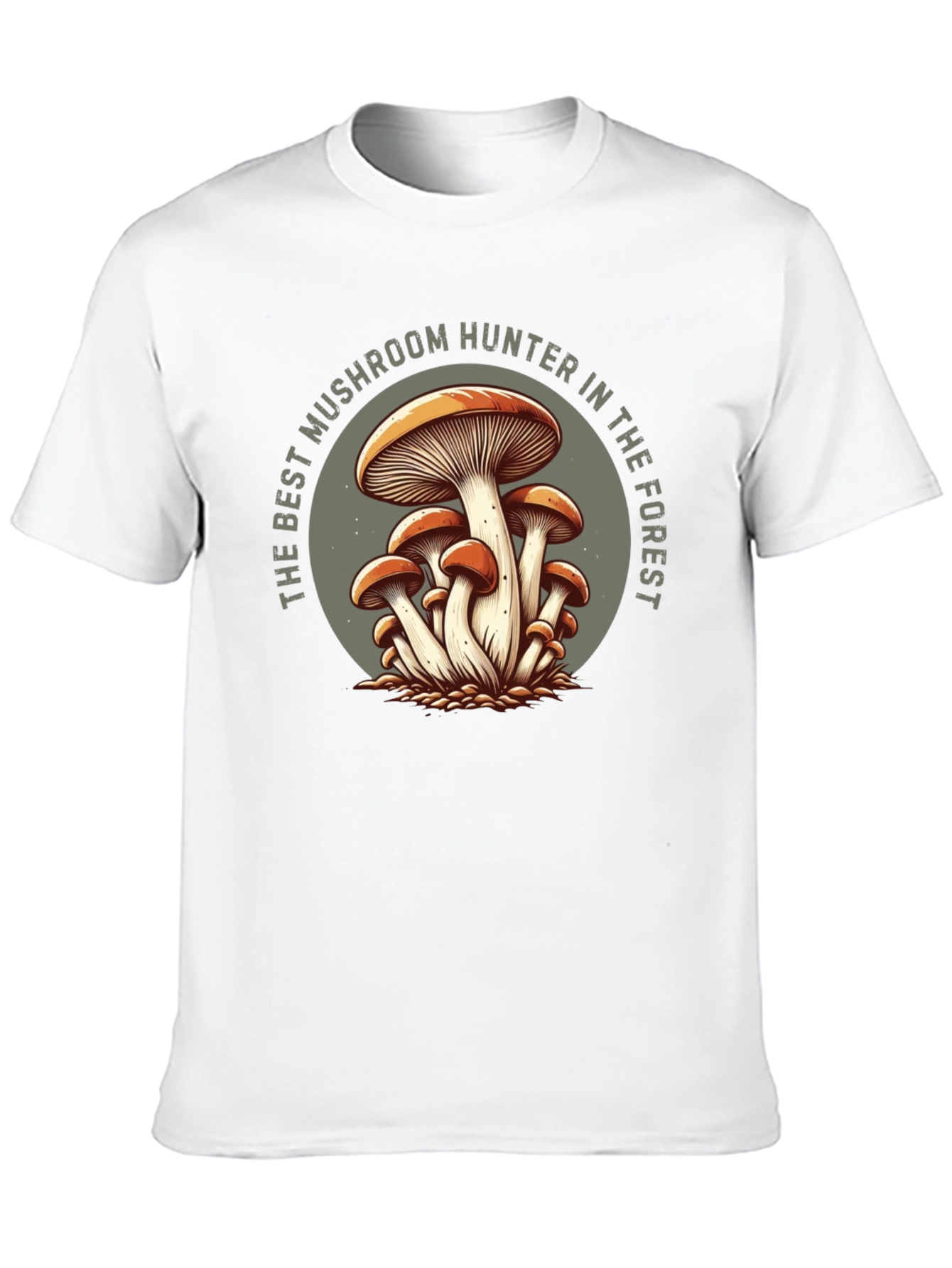 Black Mushroom Hunter T-Shirt - Forest Forager Tee view 10
