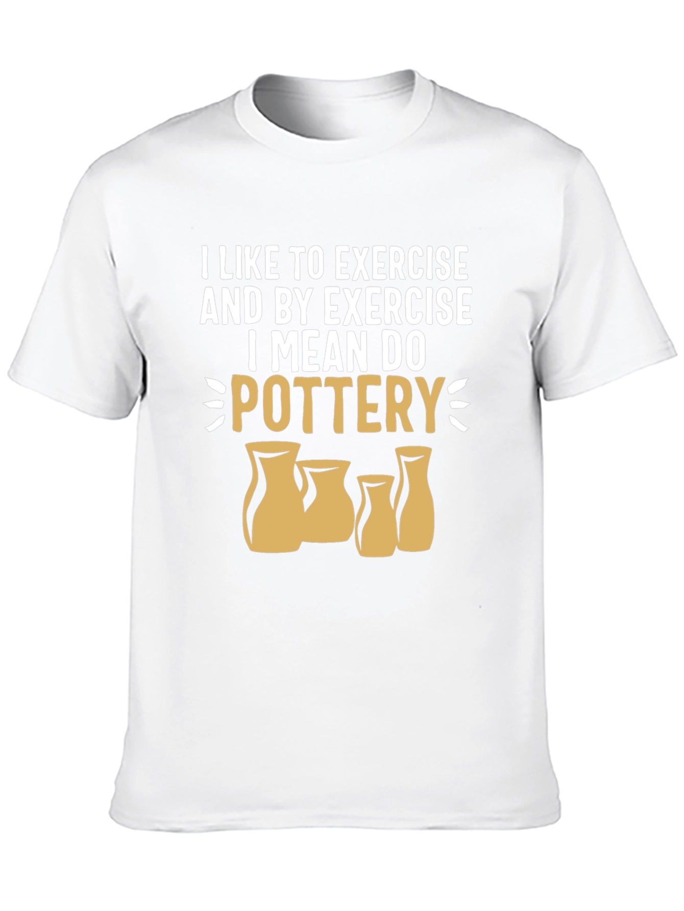 Black Pottery Exercise Graphic Tee - Black view 10