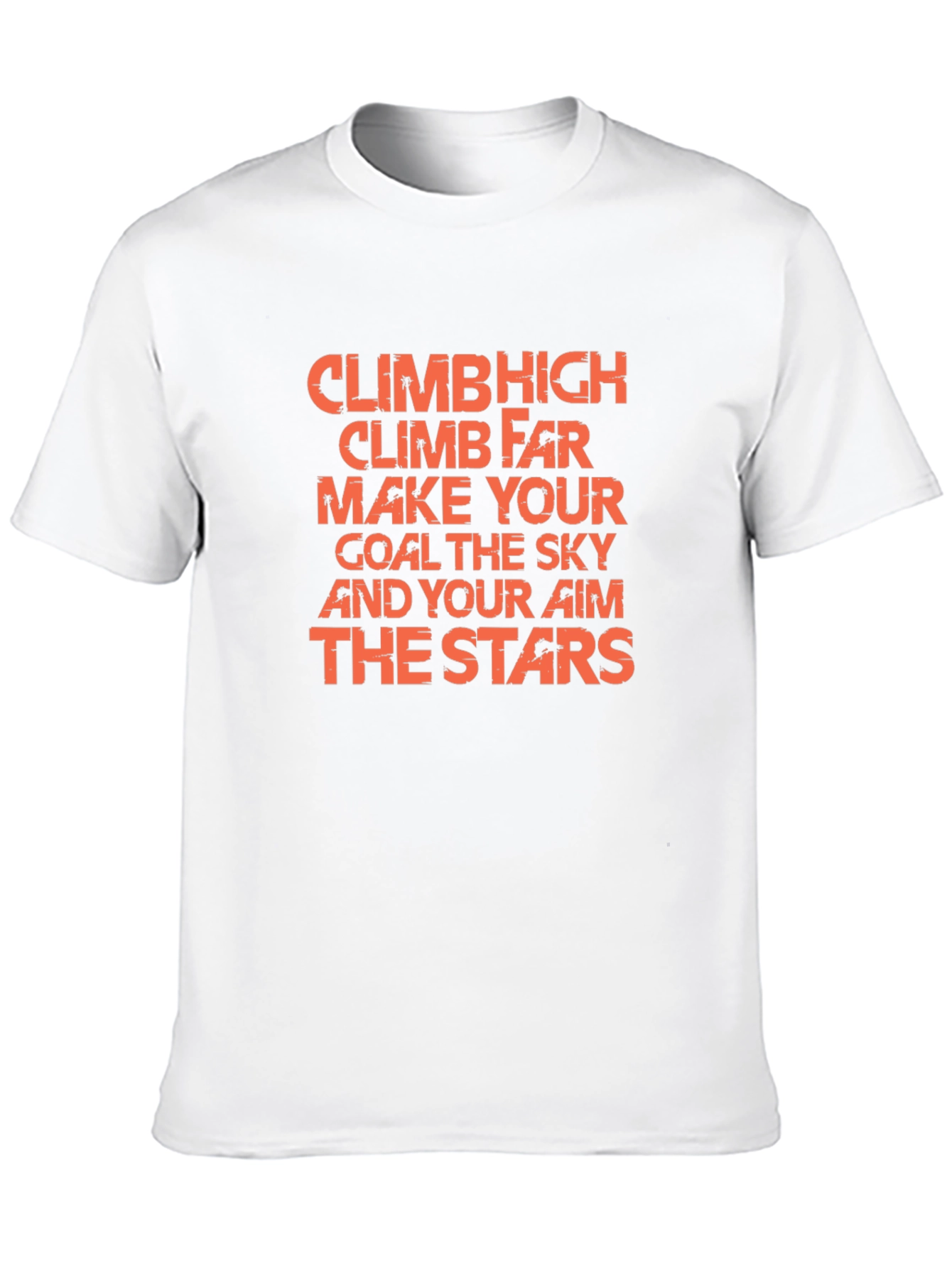 Black Motivational Climb High Graphic Black T-Shirt view 10