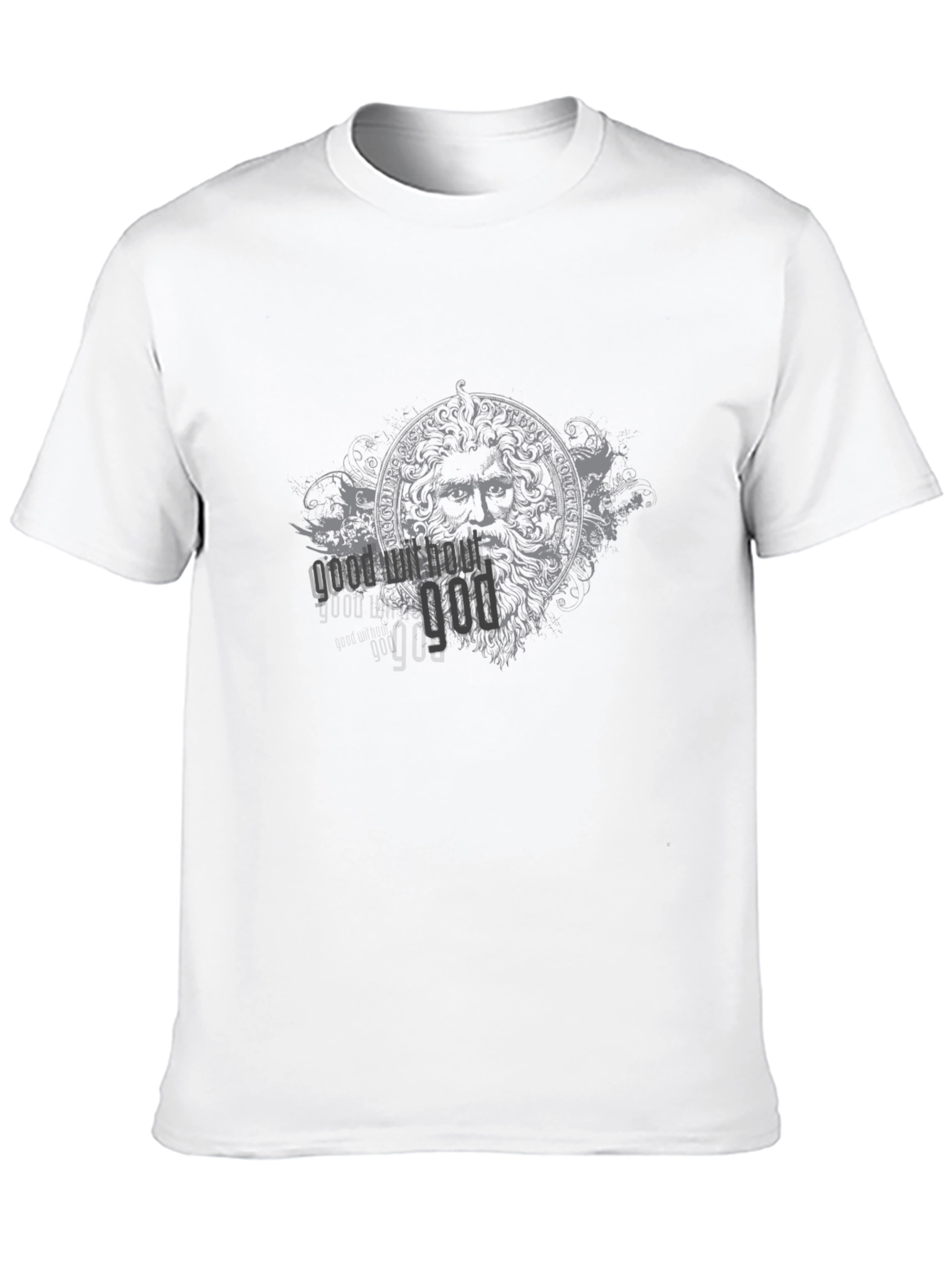 Black Good Without God Black Graphic Tee - Soft Cotton Blend view 10