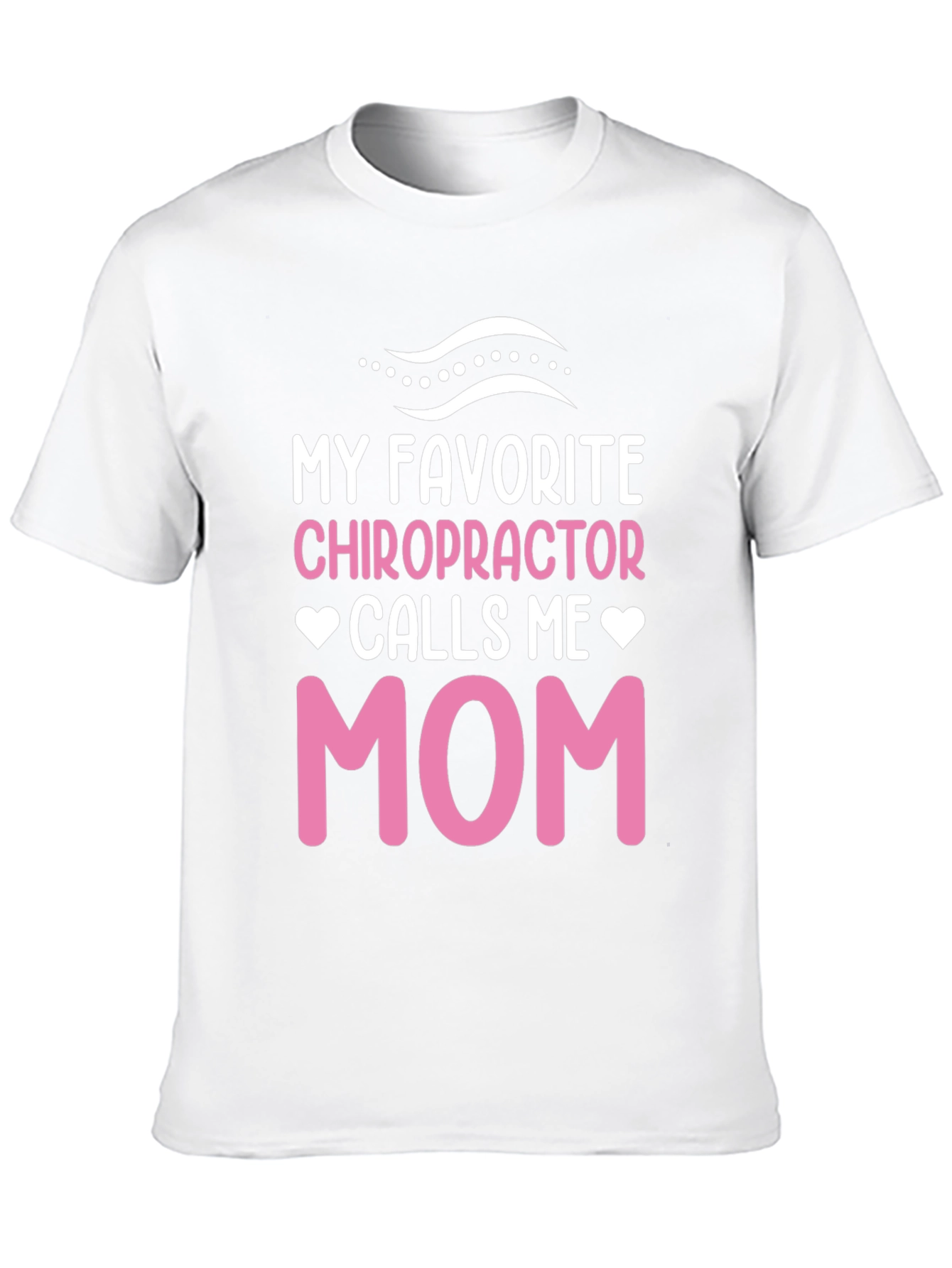 Black Chiropractor Mom T-Shirt - Novelty Gift view 10