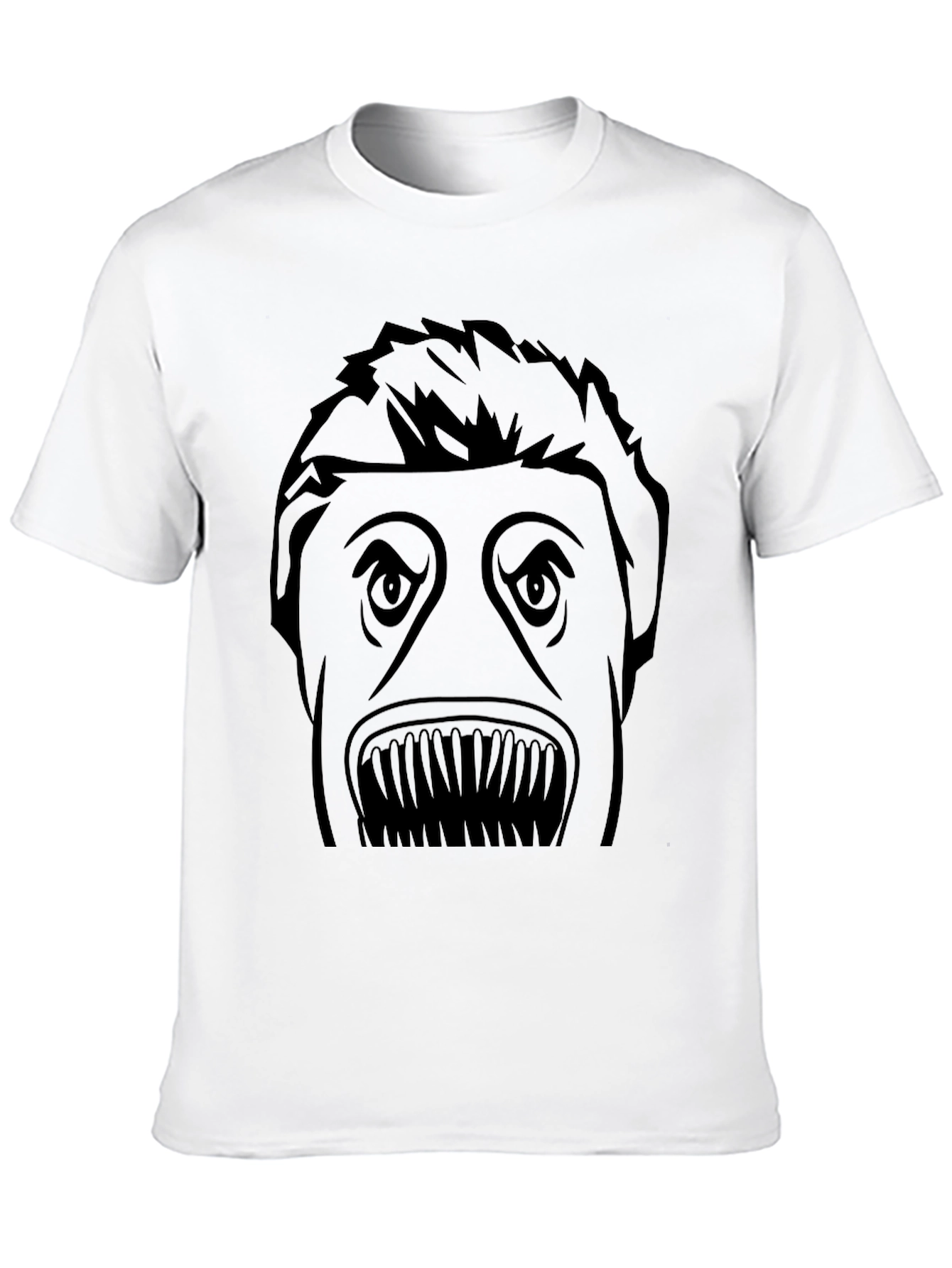 Black Monster Graphic Tee - Men's Black T-Shirt view 10