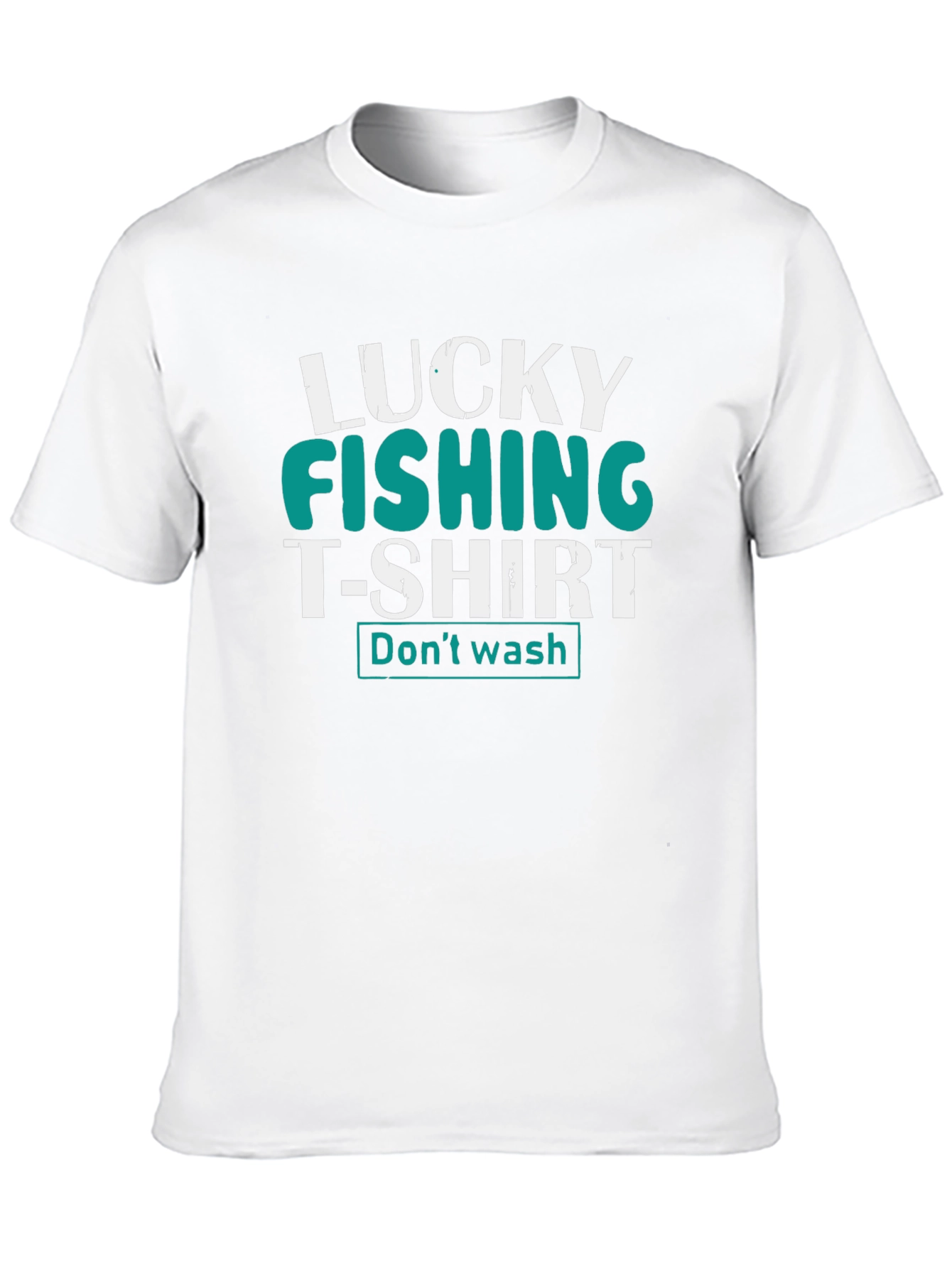 Black Lucky Fishing T-Shirt - Don't Wash Tee view 10