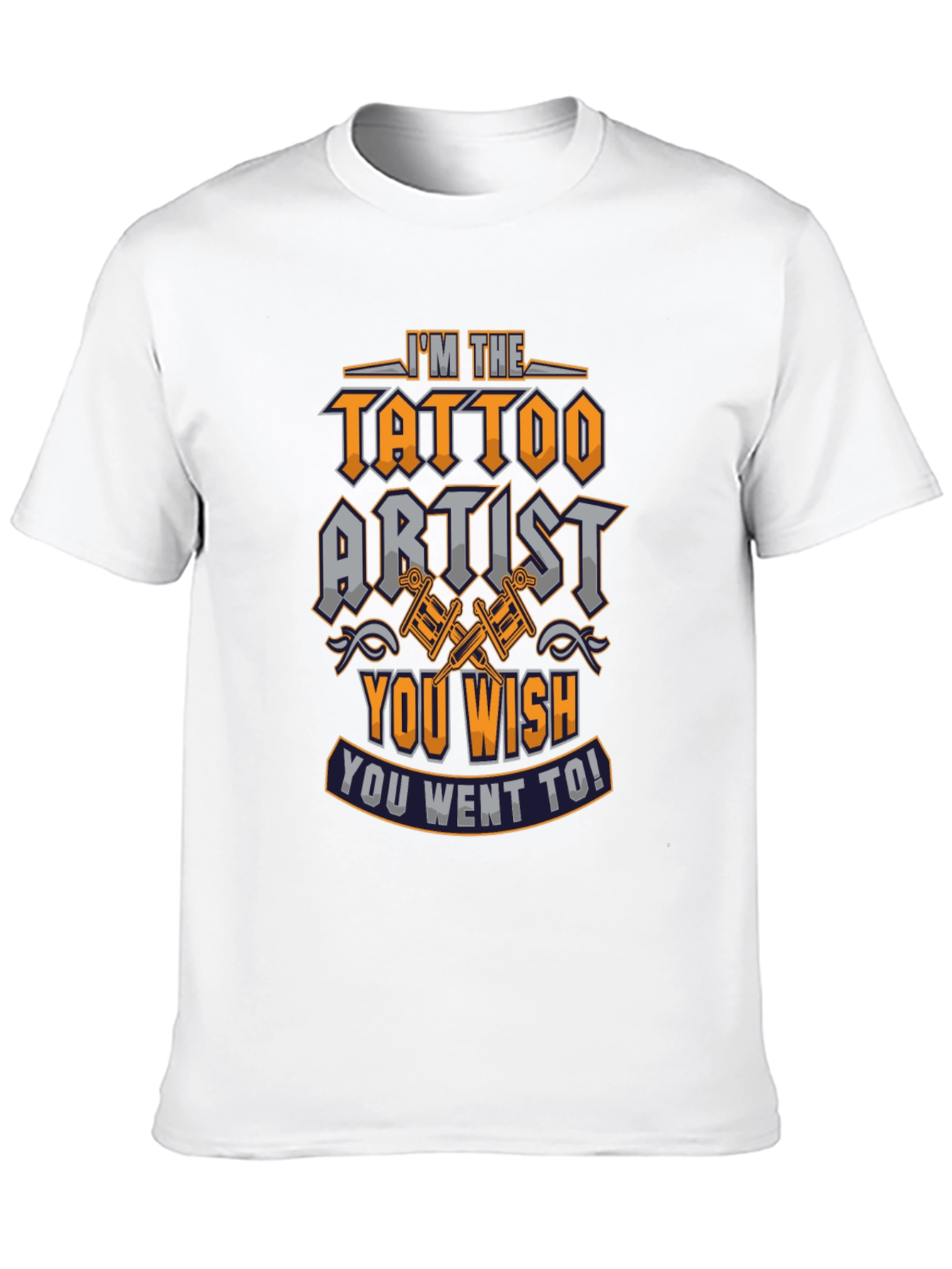 Black Tattoo Artist Graphic T-Shirt - Men's Black Tee view 10