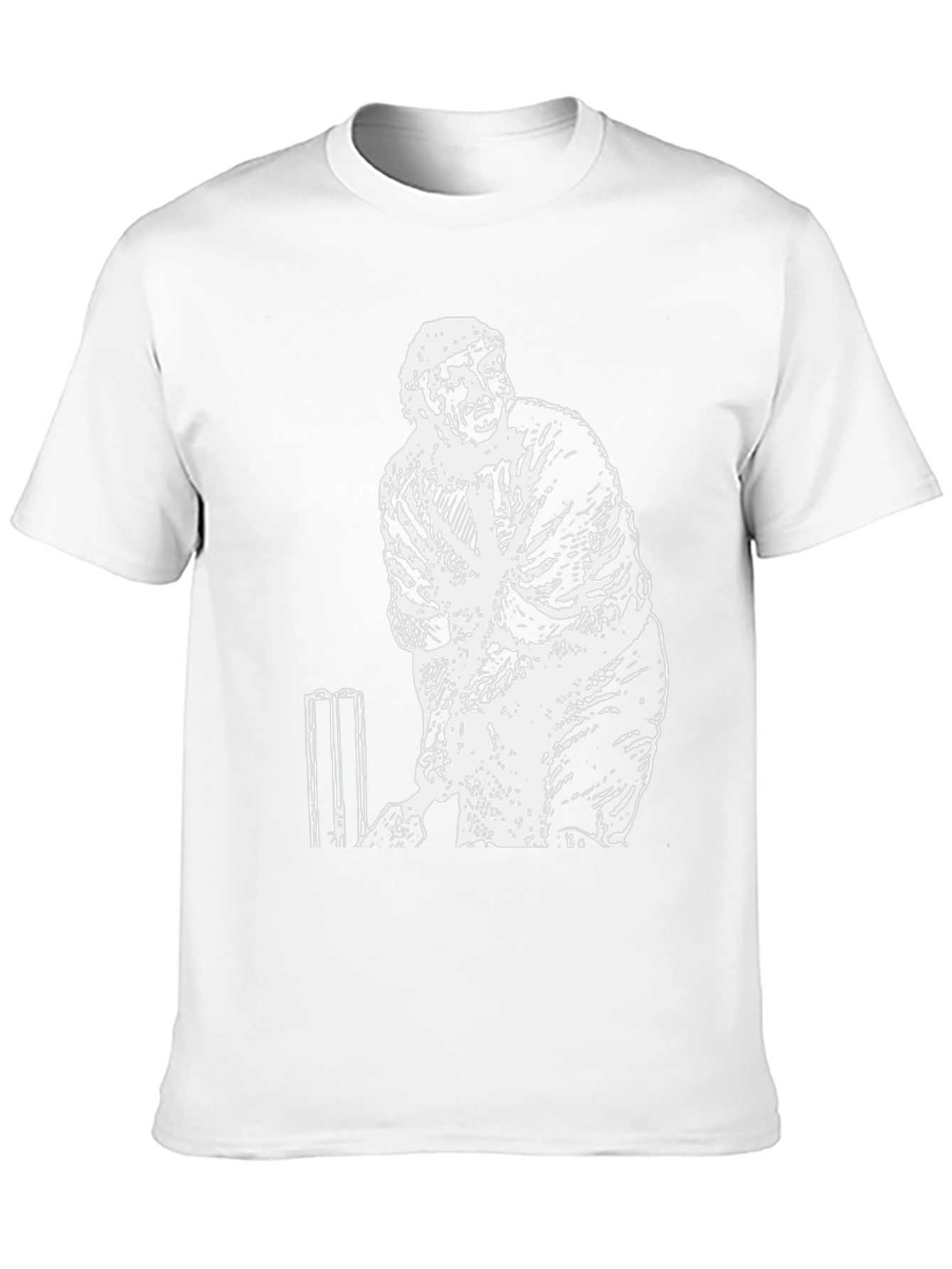 Cricket Player Graphic T-Shirt - 10