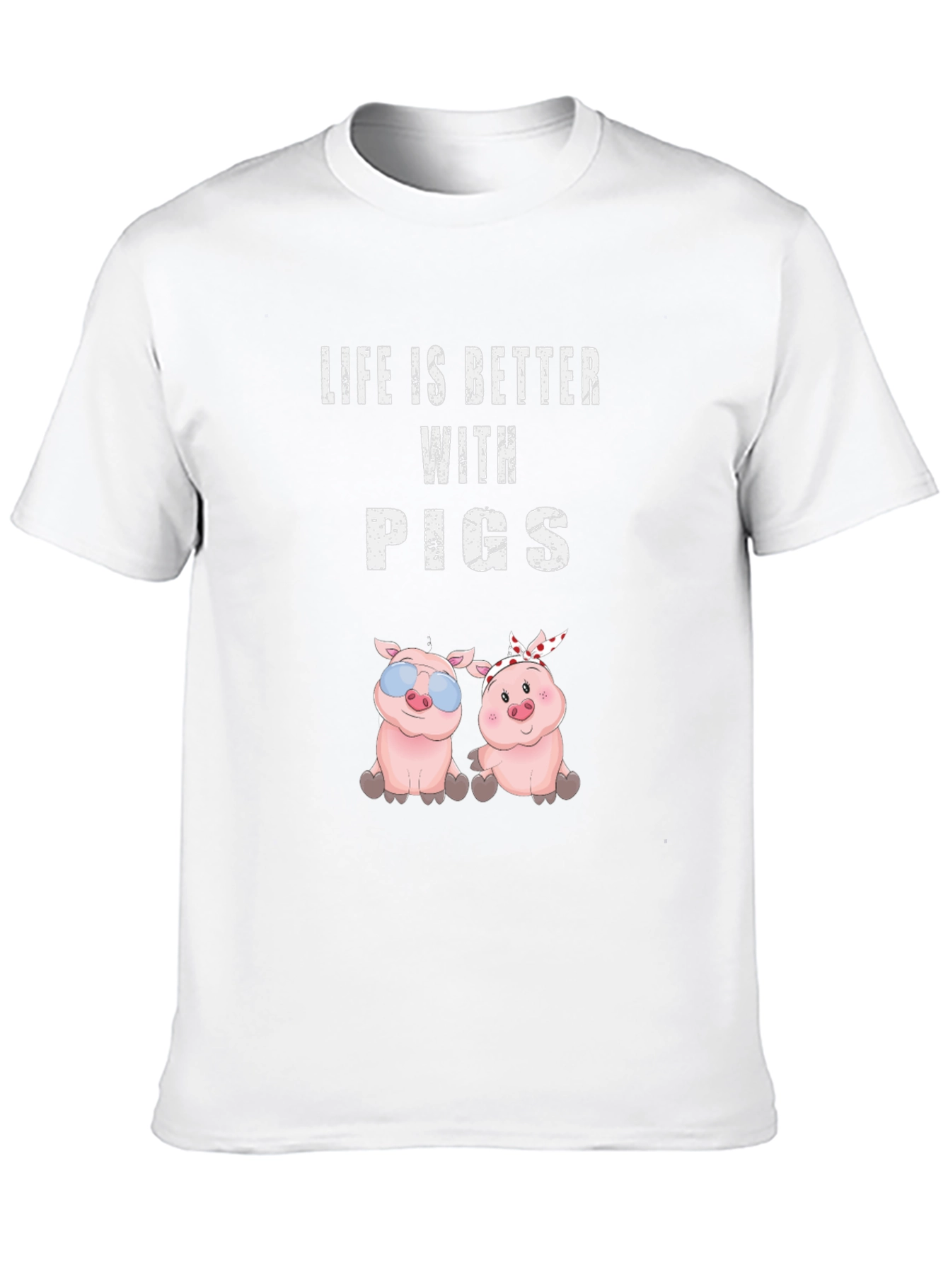 Black Life is Better with Pigs T-Shirt view 10