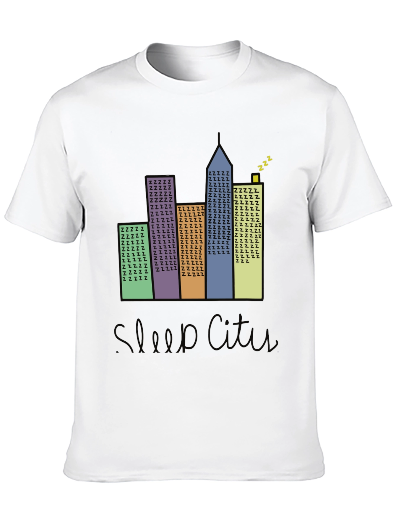 Black Sleep City T-Shirt - Urban Dreams view 10