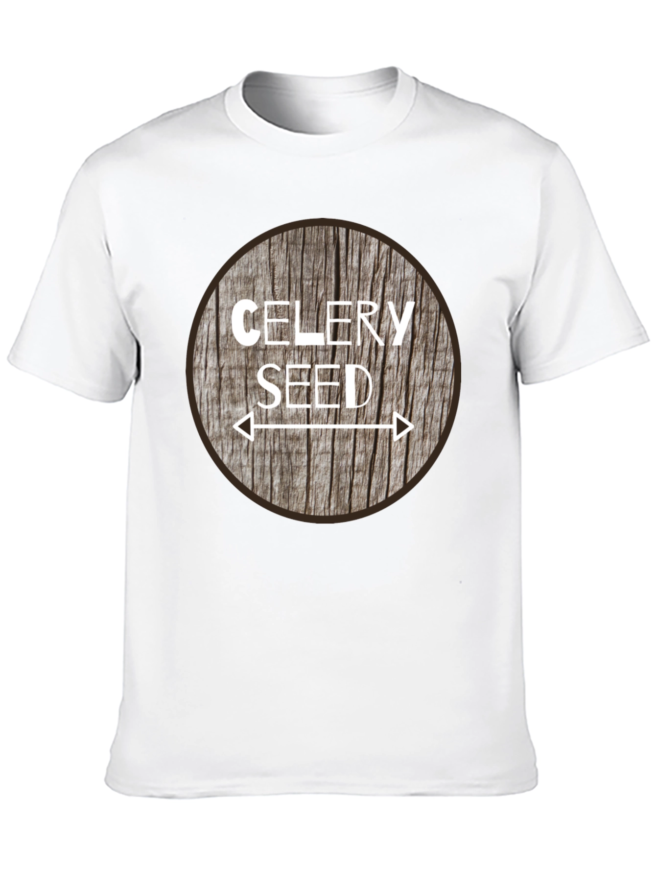 Black Celery Seed Graphic Tee - Unisex Black T-Shirt view 10