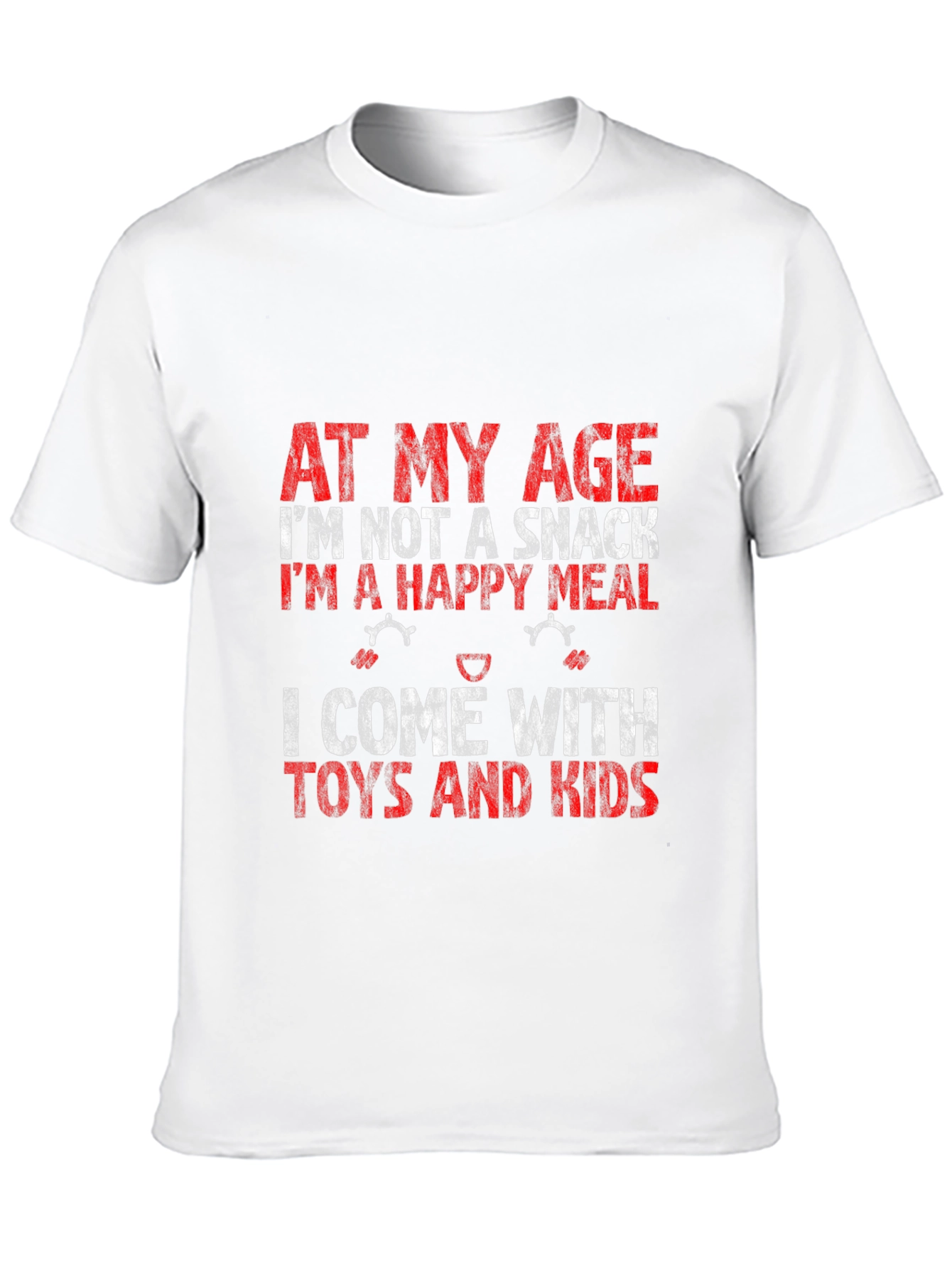 Black Funny "At My Age" T-Shirt - Happy Meal with Toys and Kids! view 10