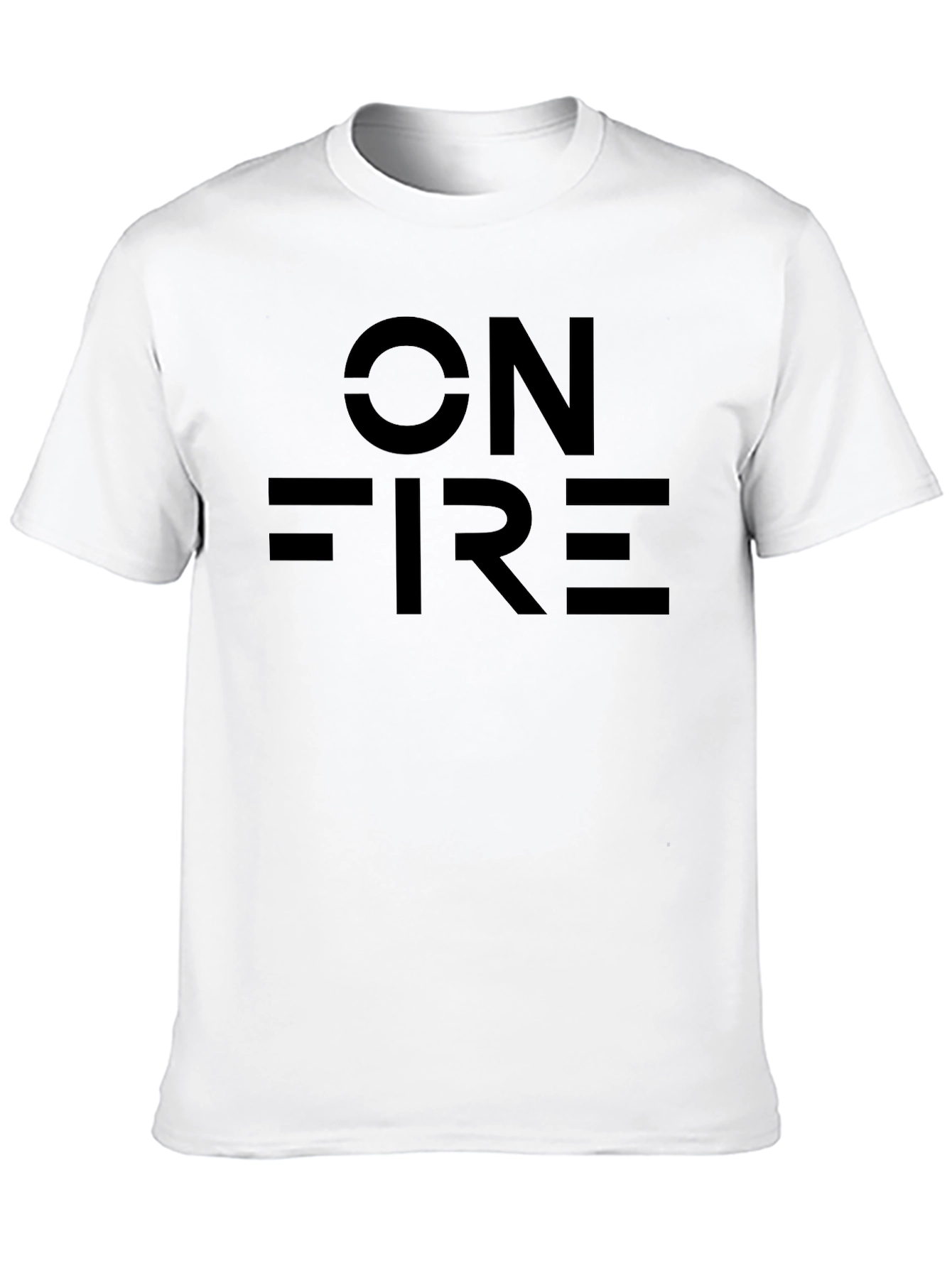 Black On Fire Graphic Tee - Black view 10