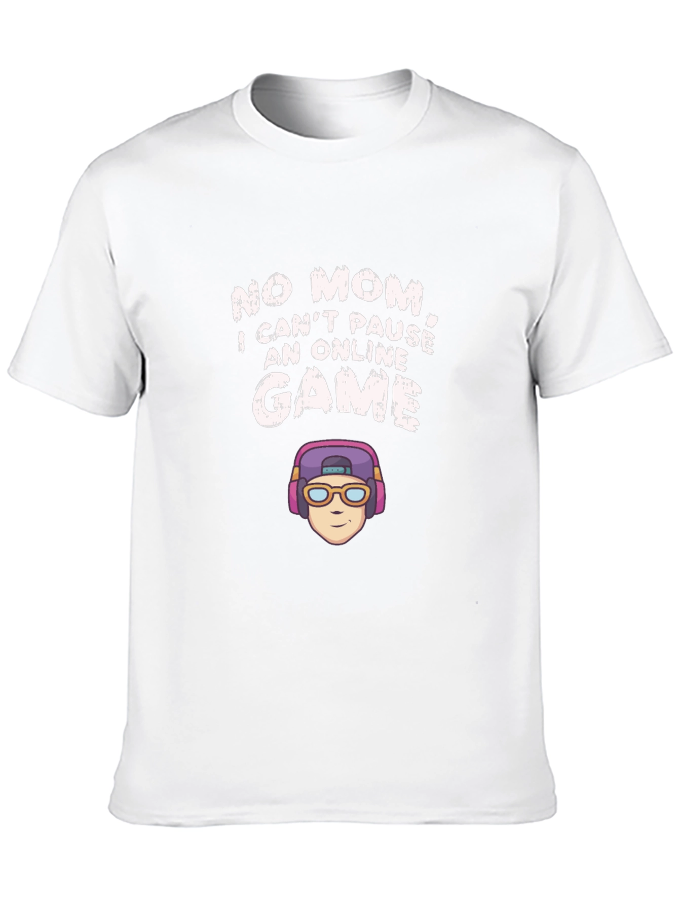 Black Funny Gamer T-Shirt - No Pause Online Game view 10