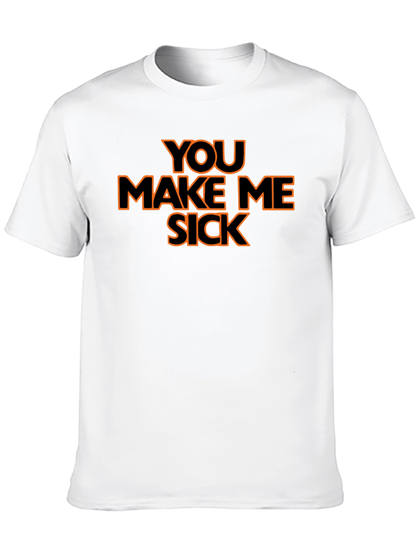 Black You Make Me Sick Graphic Tee - Unisex view 10