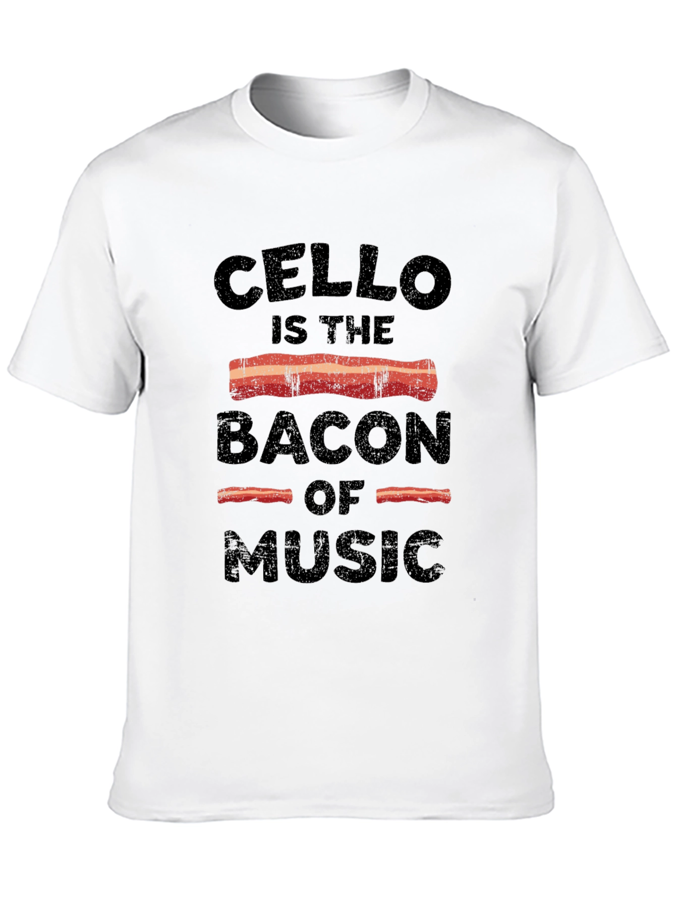 Cello Bacon of Music T-Shirt - Music Lover's Tee - 10