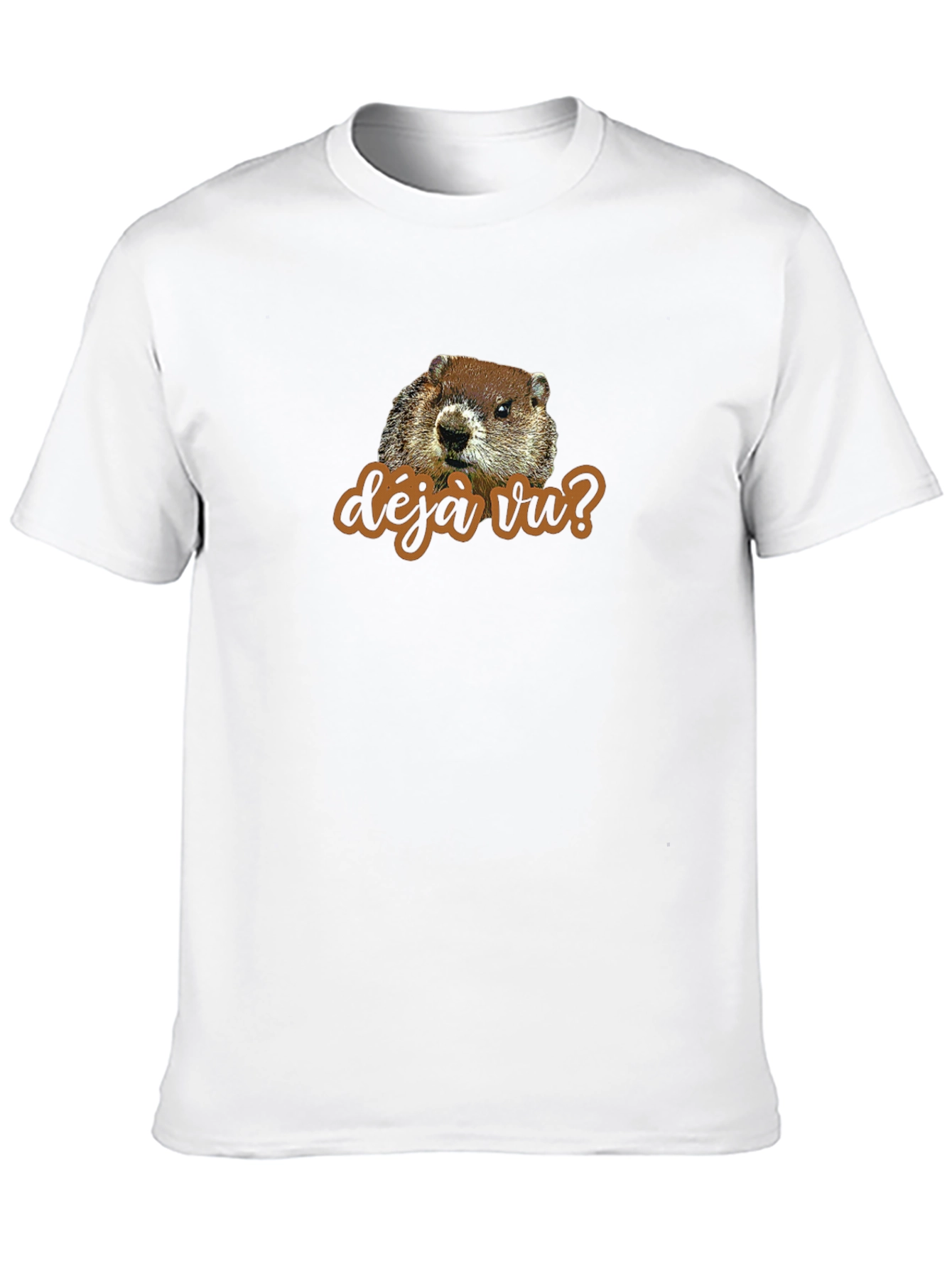 Black Deja Vu Groundhog T-Shirt view 10