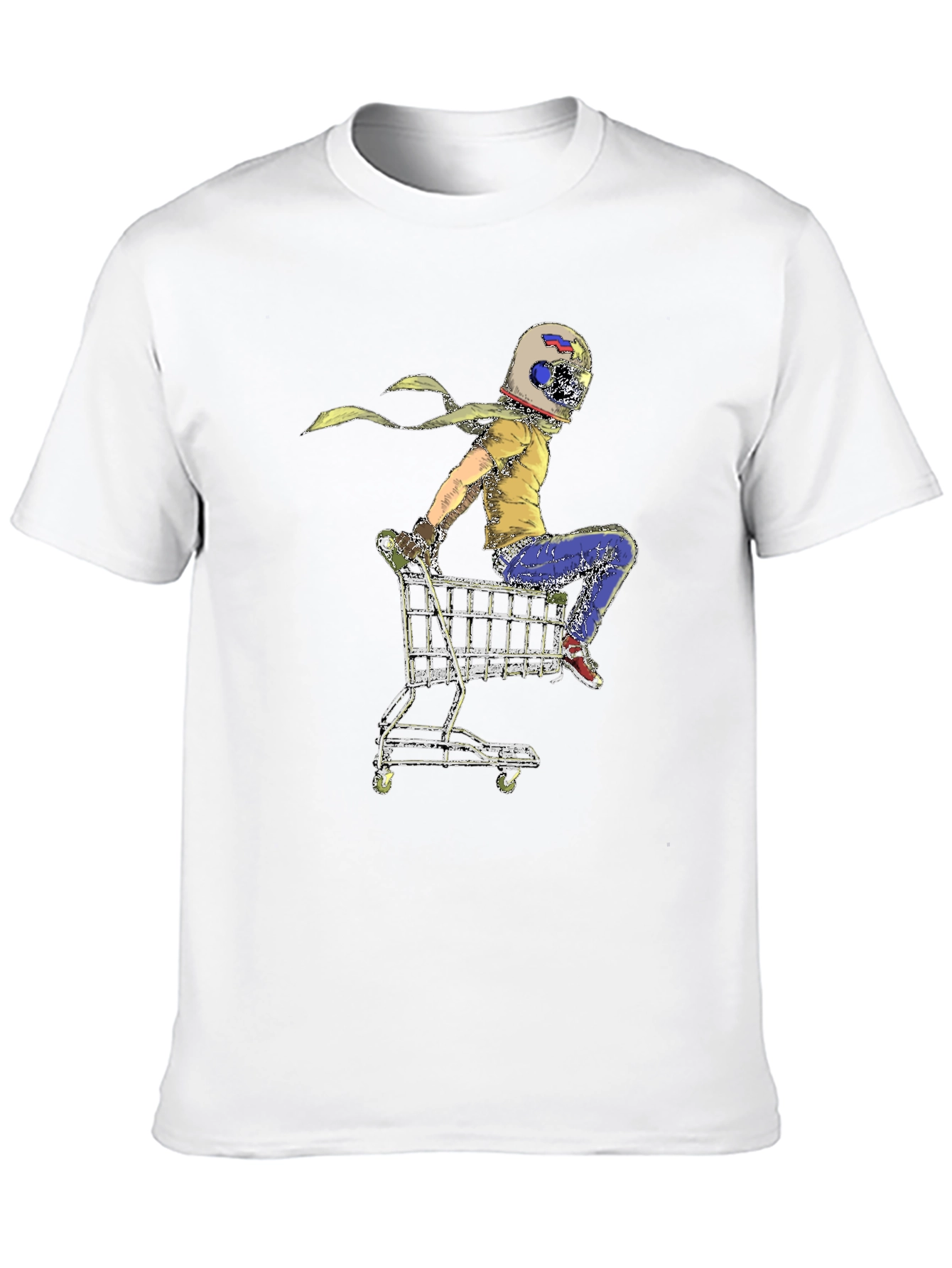 Helmet Rider Shopping Cart T-Shirt - 10