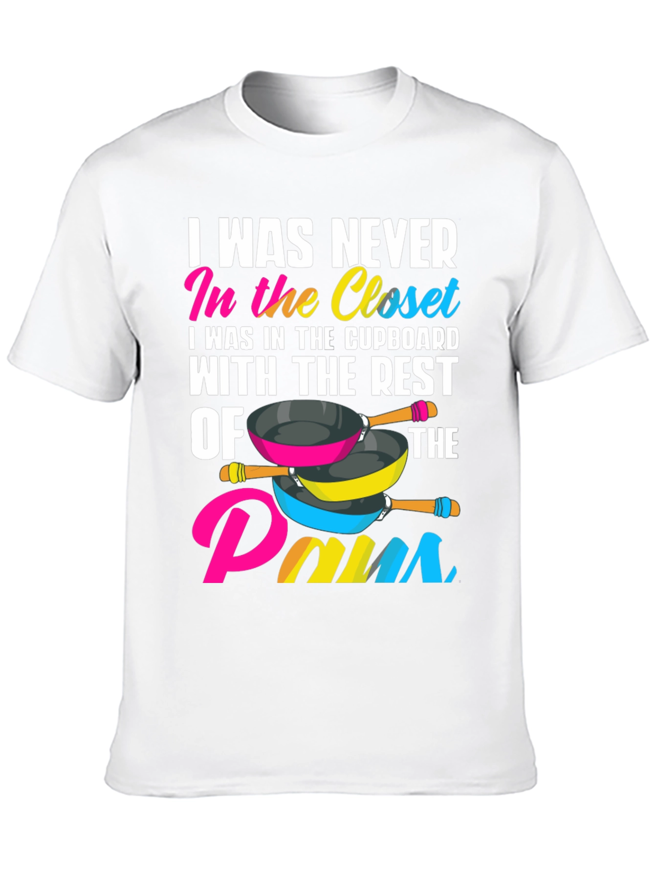 Black I Was Never In the Closet T-Shirt view 10