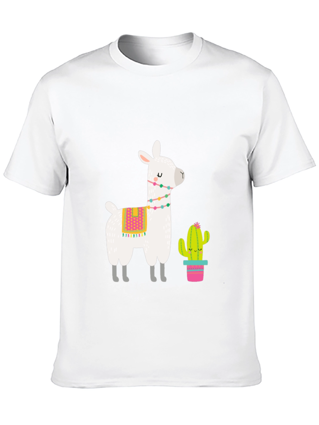 Black Llama & Cactus Graphic Tee - Black view 10