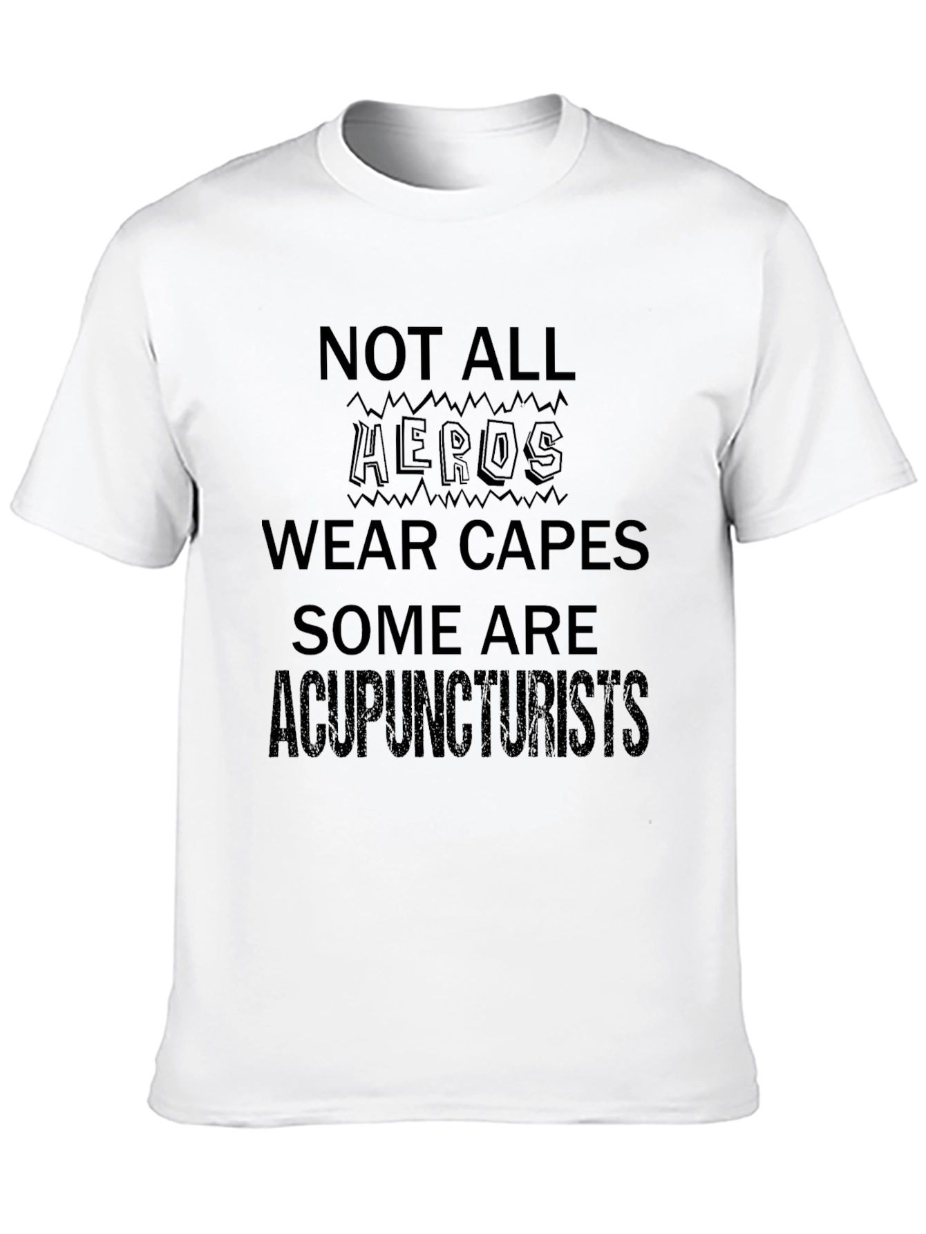 Black Acupuncturist Hero T-Shirt - Funny Gift Idea! view 10