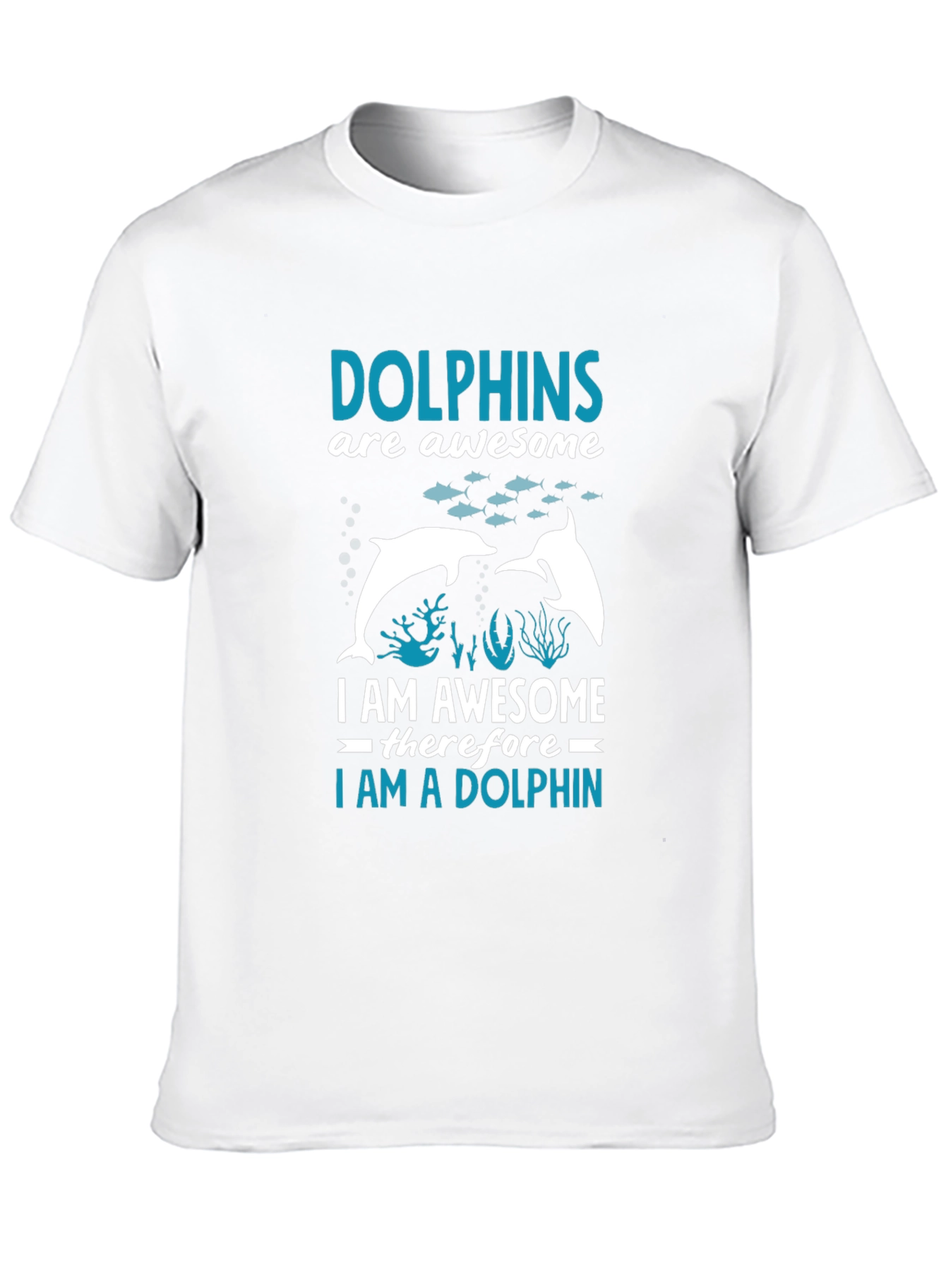 Black Dolphin Lover T-Shirt - Awesome Dolphin Graphic Tee view 10