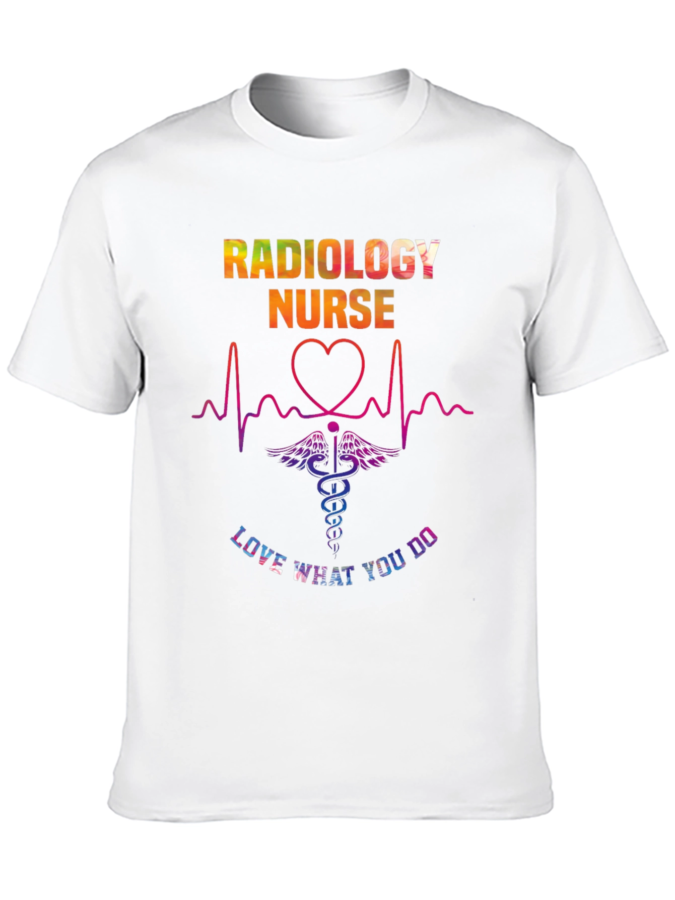 Black Radiology Nurse Graphic T-Shirt - Love What You Do view 10