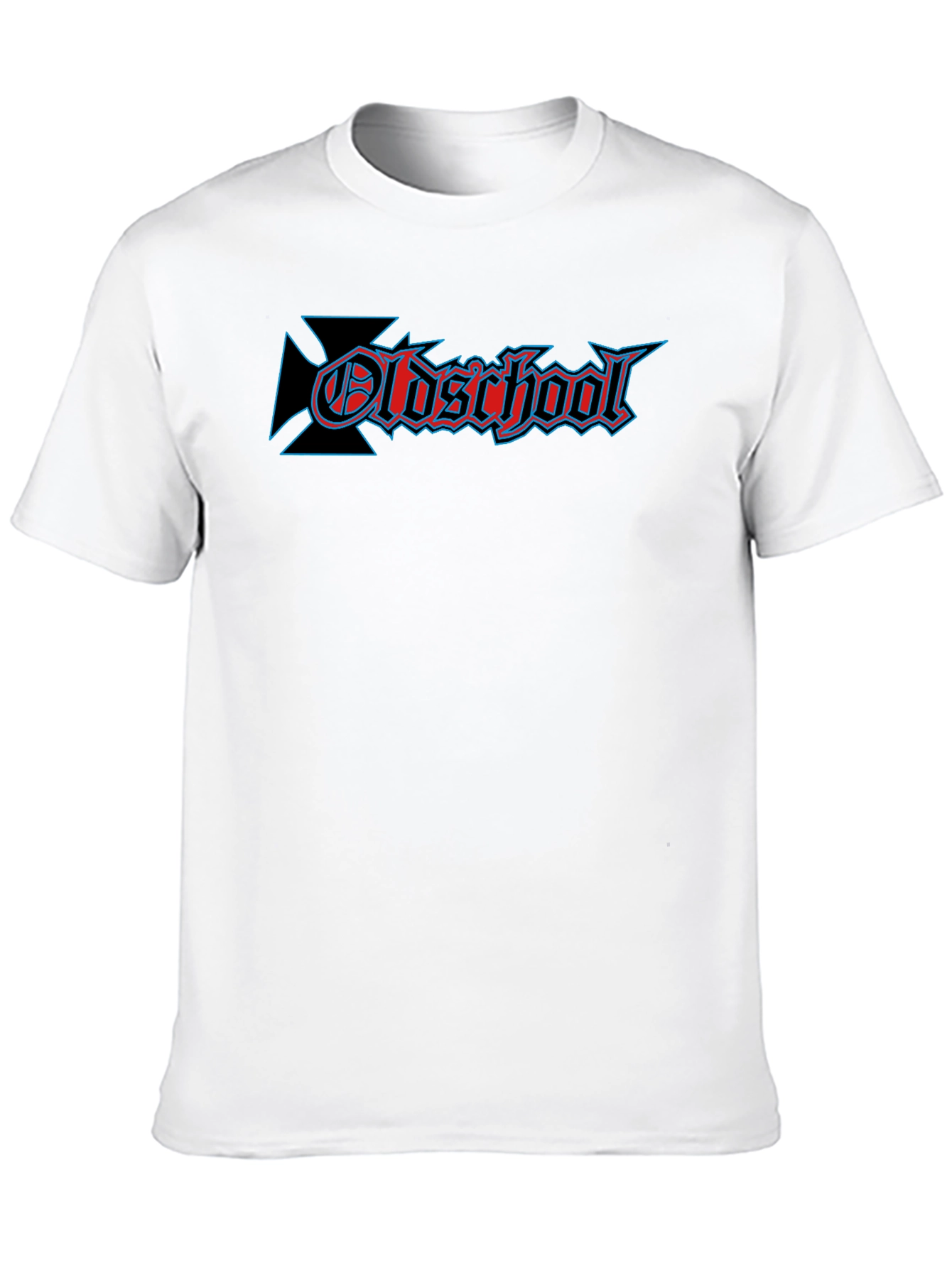 Black Oldschool Graphic Print Black T-Shirt view 10