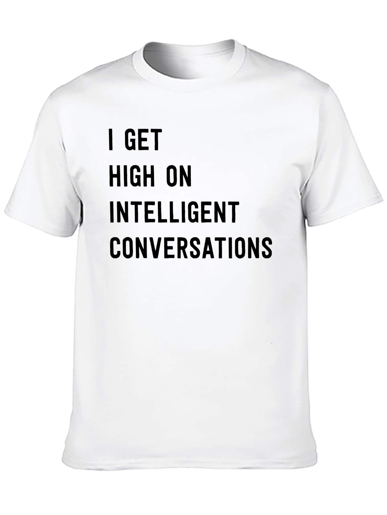 Black Intelligent Conversations Graphic Tee view 10