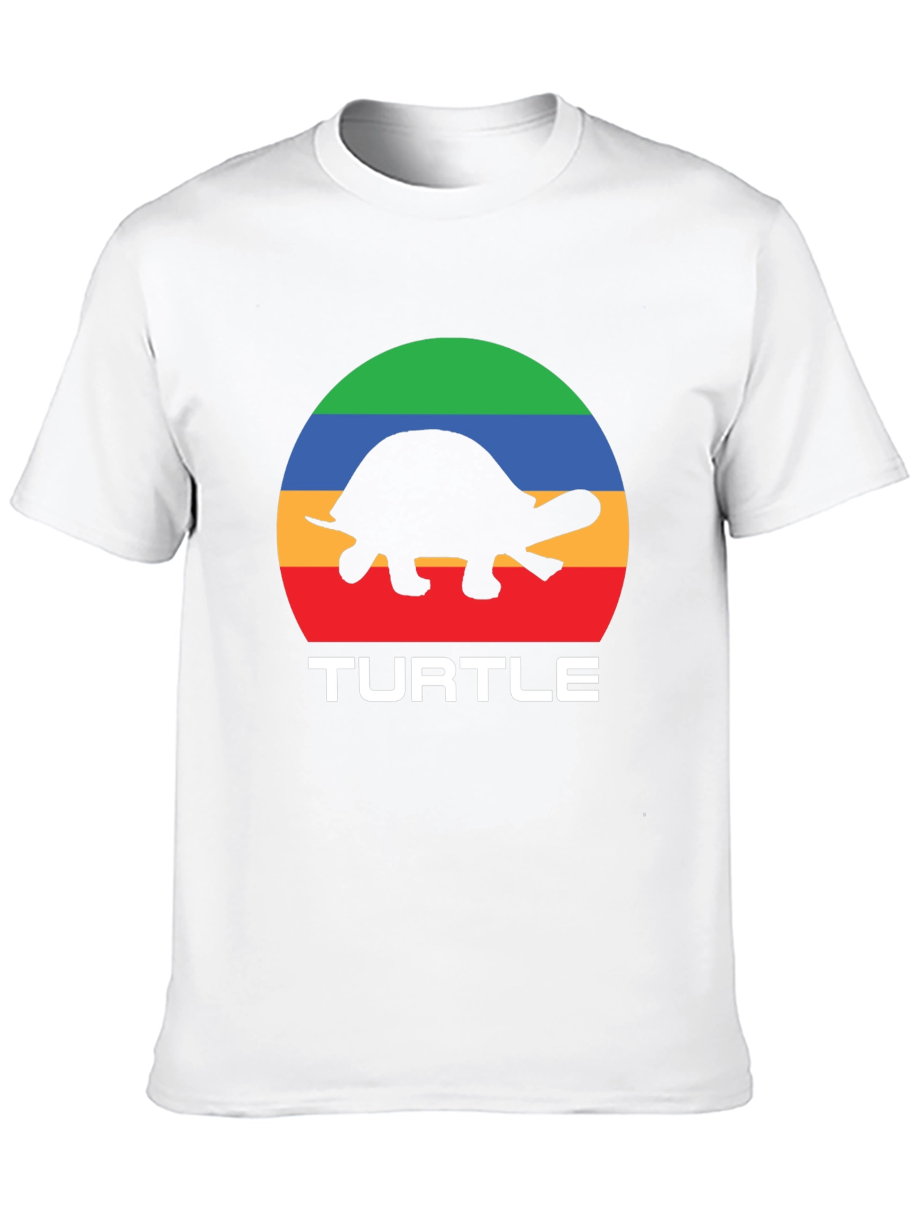 Black Retro Turtle Graphic T-Shirt - Black view 10