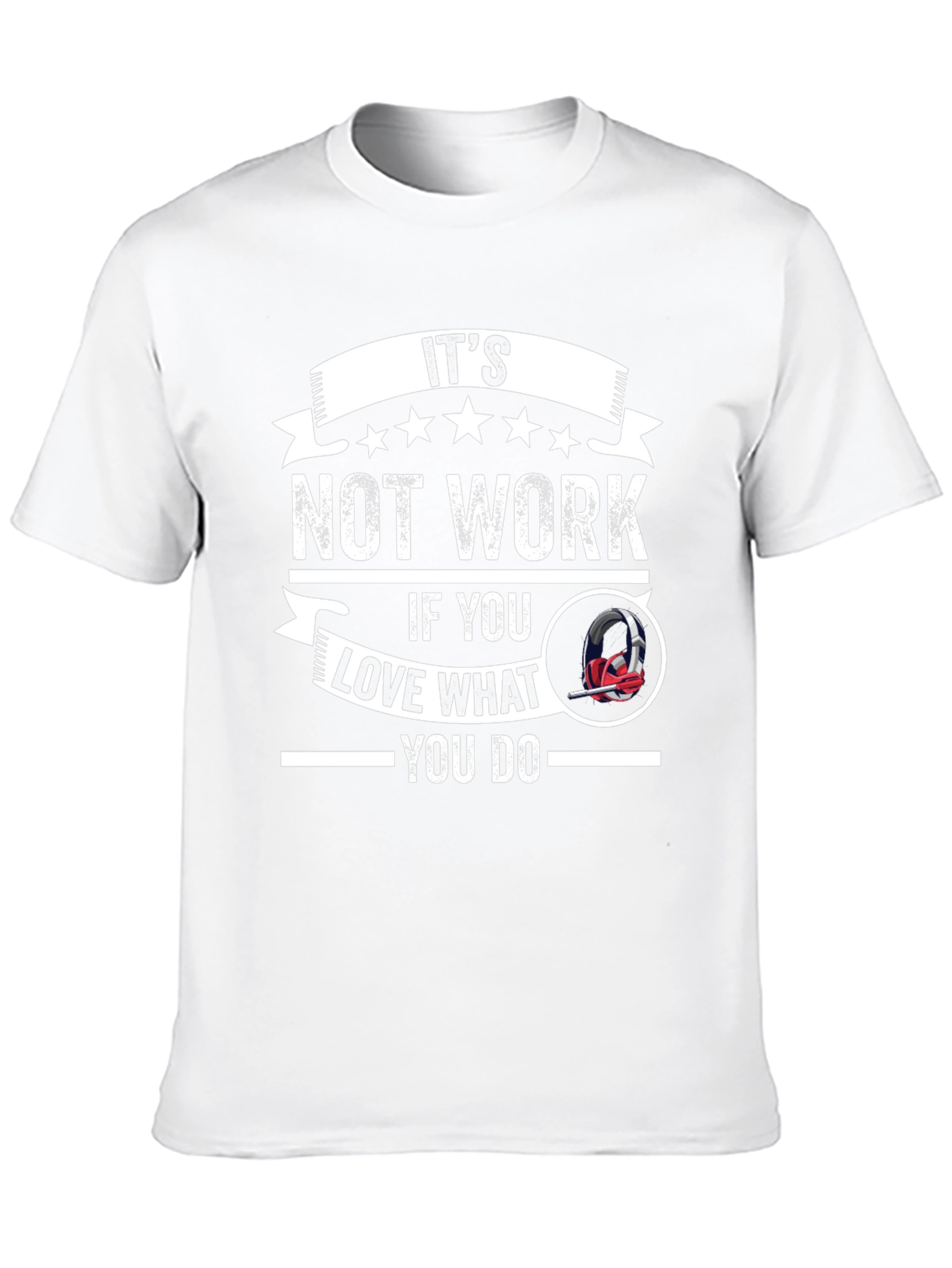 Black It's Not Work T-Shirt - Love What You Do Graphic Tee view 10