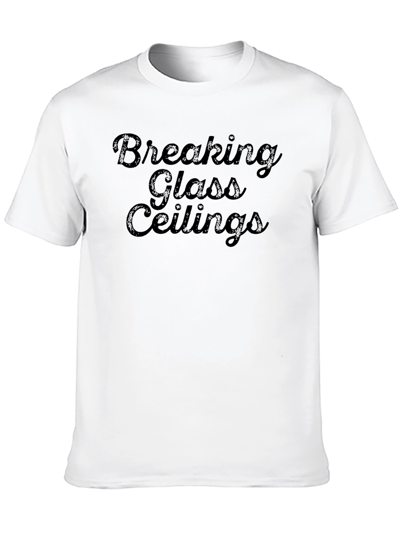Black Breaking Glass Ceilings Graphic Tee - Black view 10