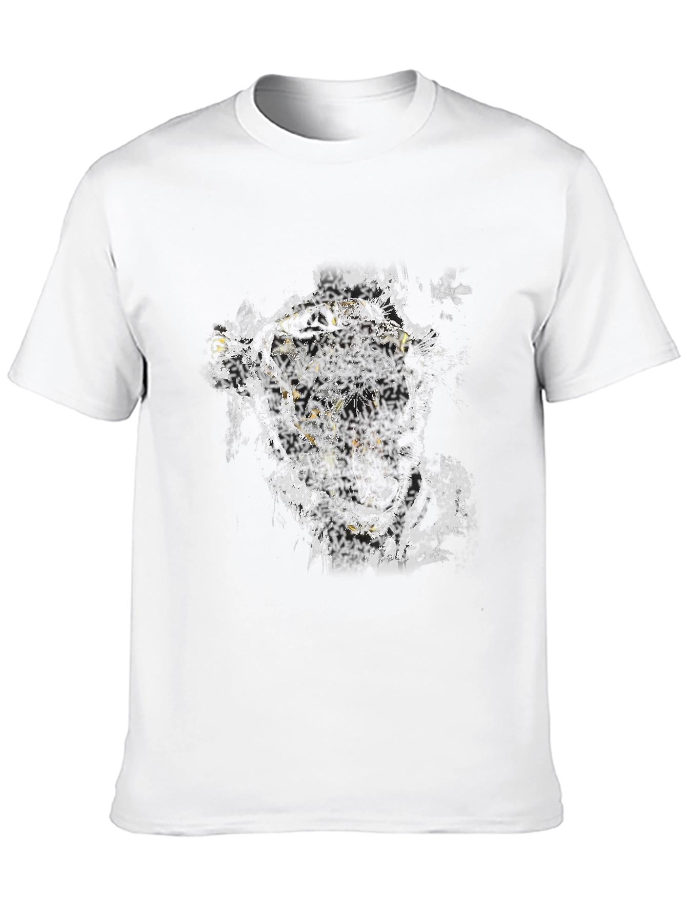 Black Tiger Graphic Black T-Shirt - Bold Animal Print Tee view 10