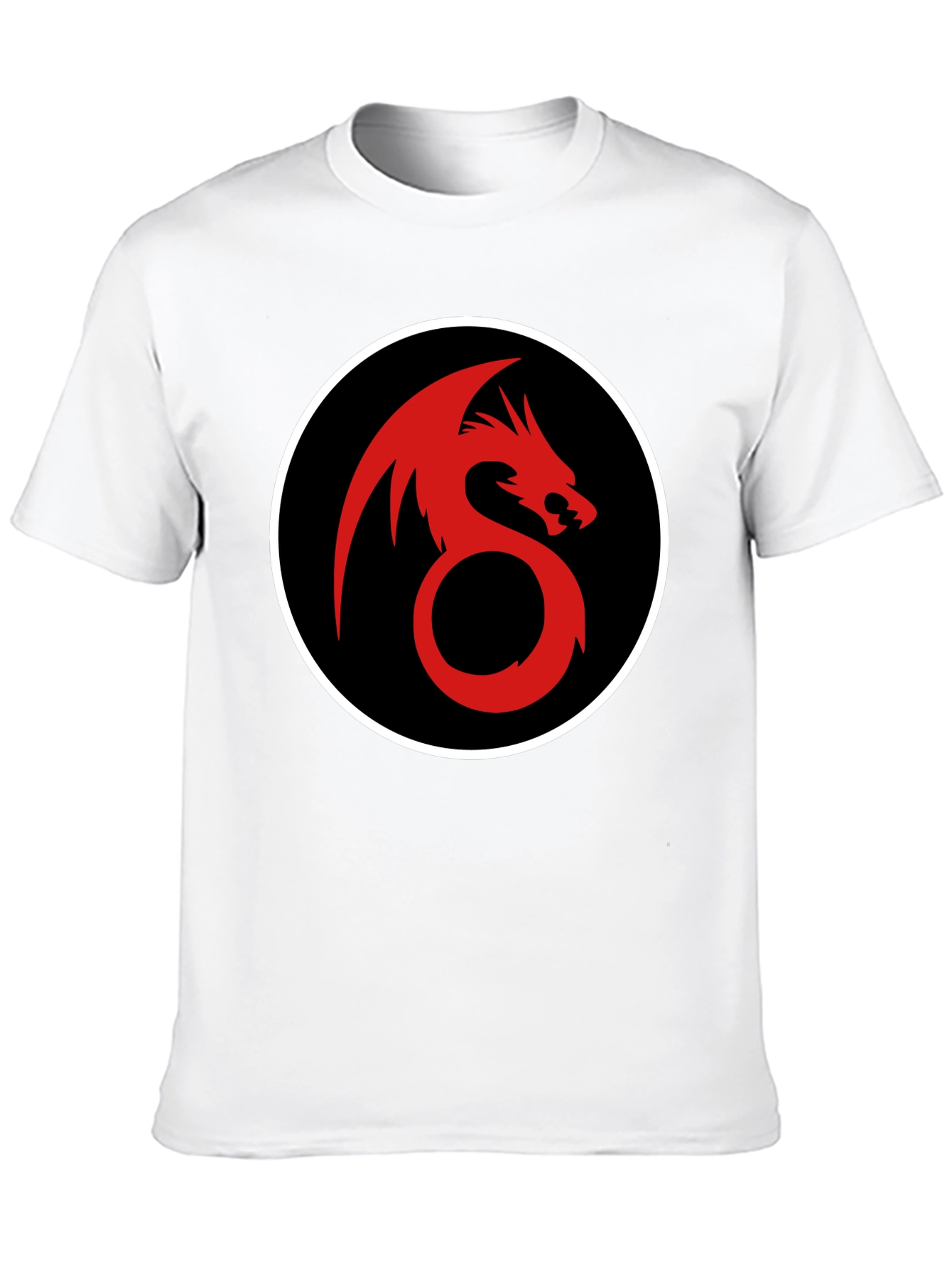Black Dragon Circle Graphic Tee view 10
