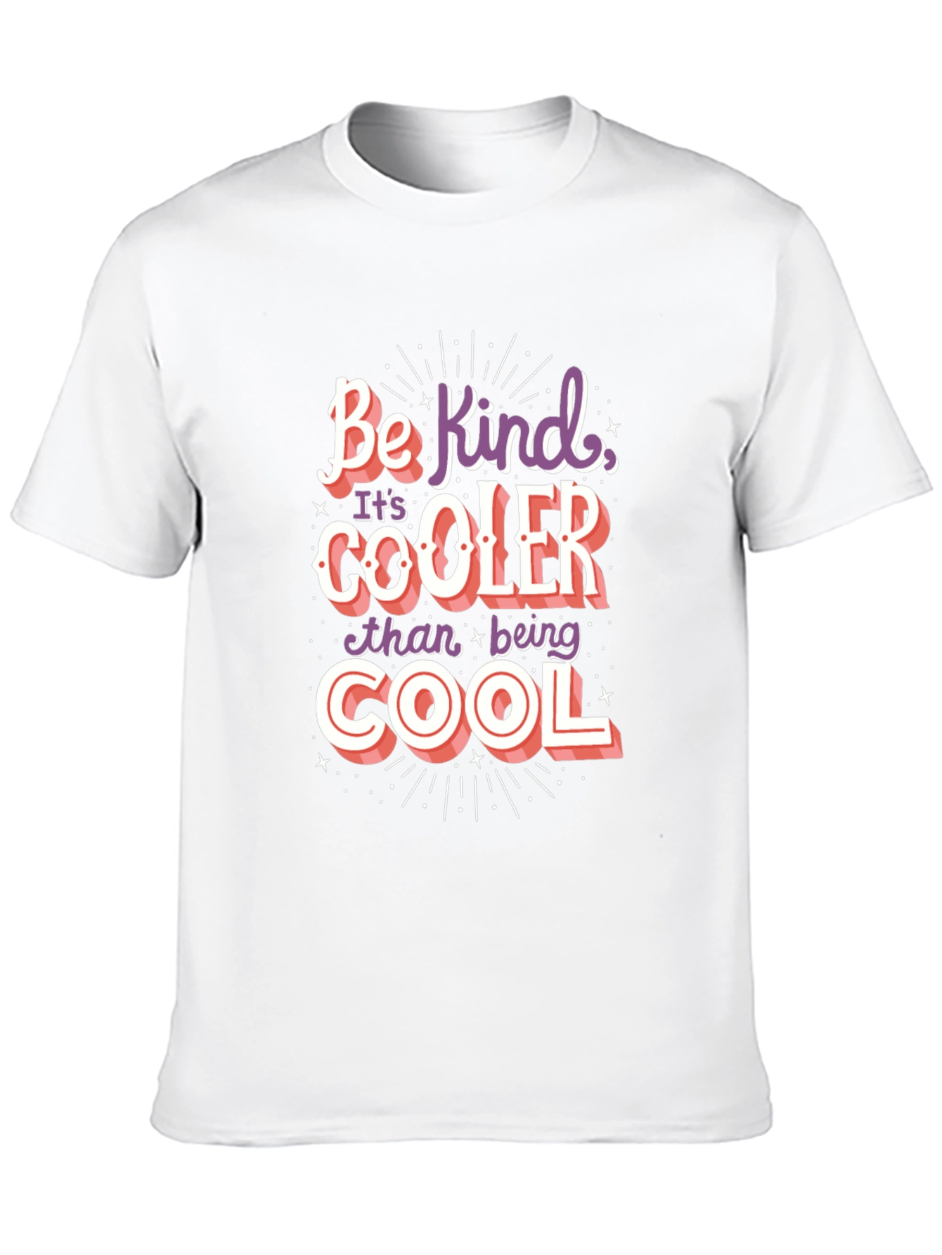 Black Be Kind Cool Graphic Tee view 10
