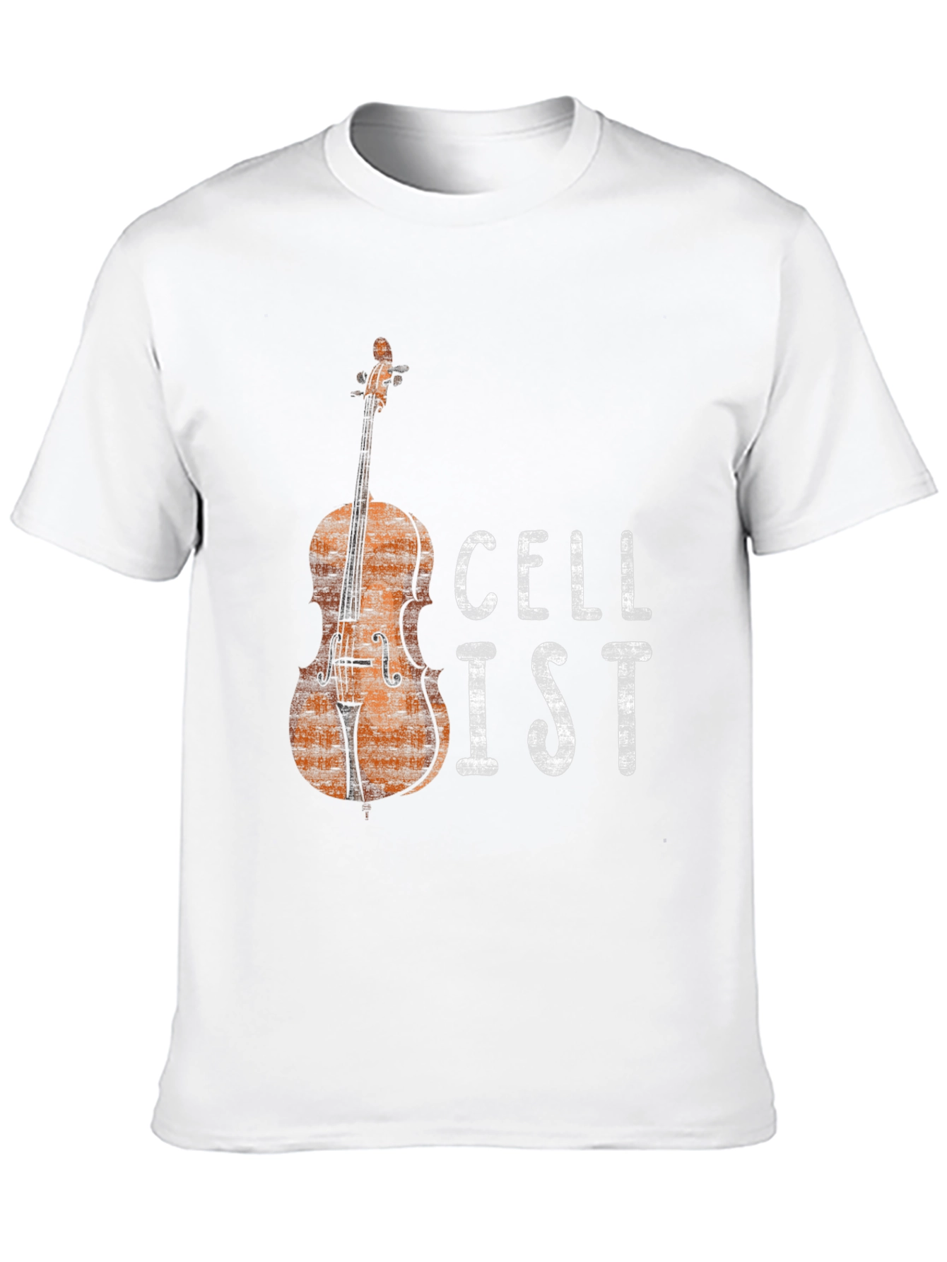 Black Cellist Graphic Tee - Musician T-Shirt view 10