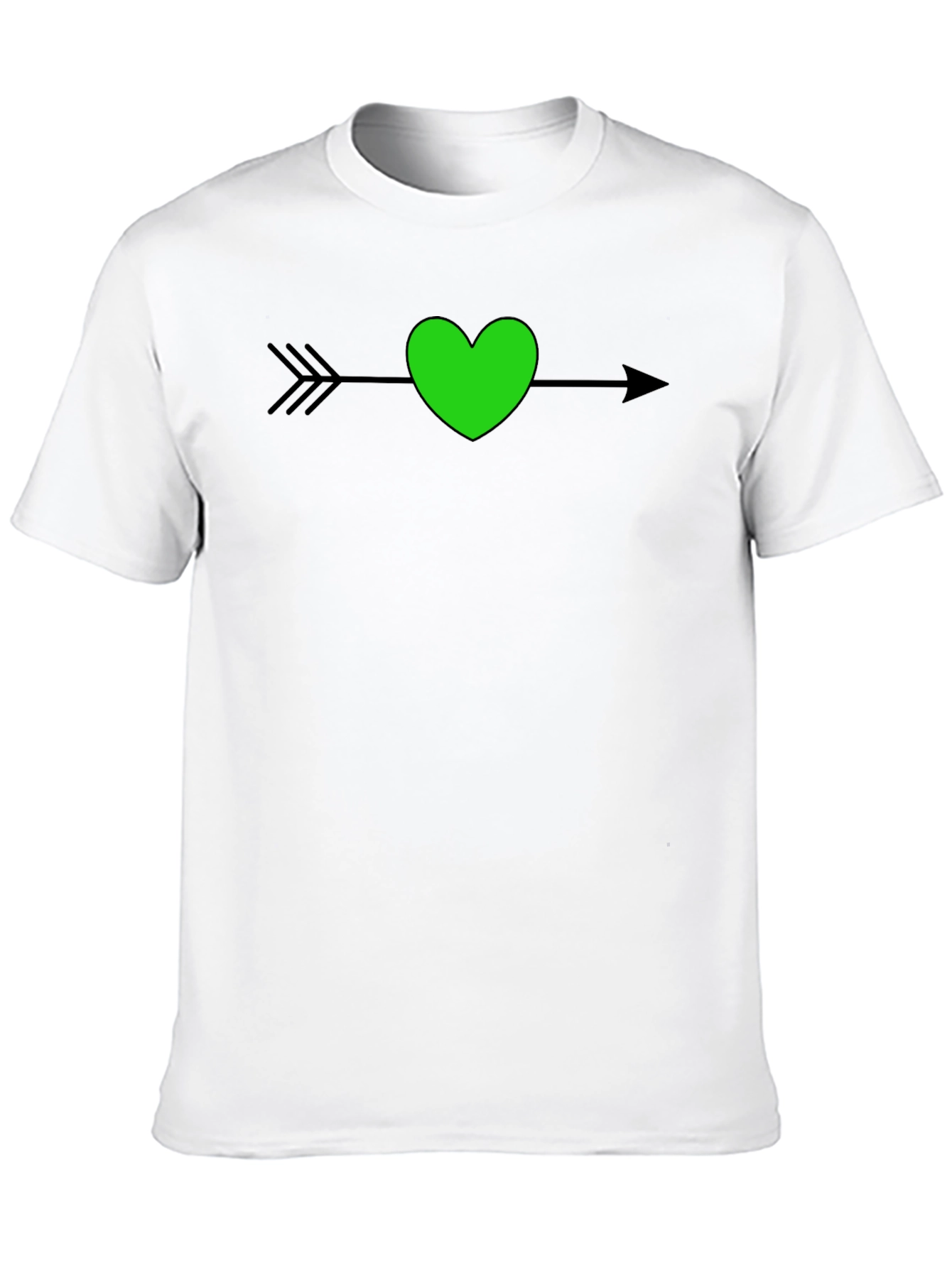 Black Heart Arrow T-Shirt - Stylish Graphic Tee view 10