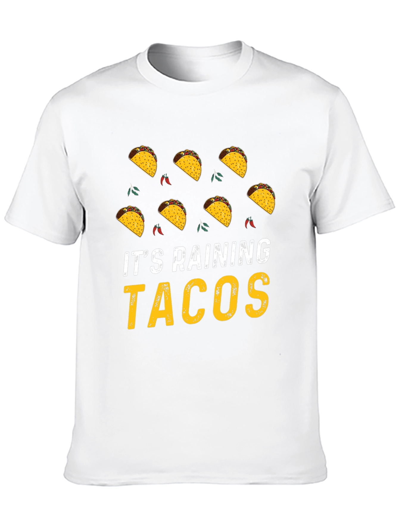 Black It's Raining Tacos Graphic T-Shirt view 10