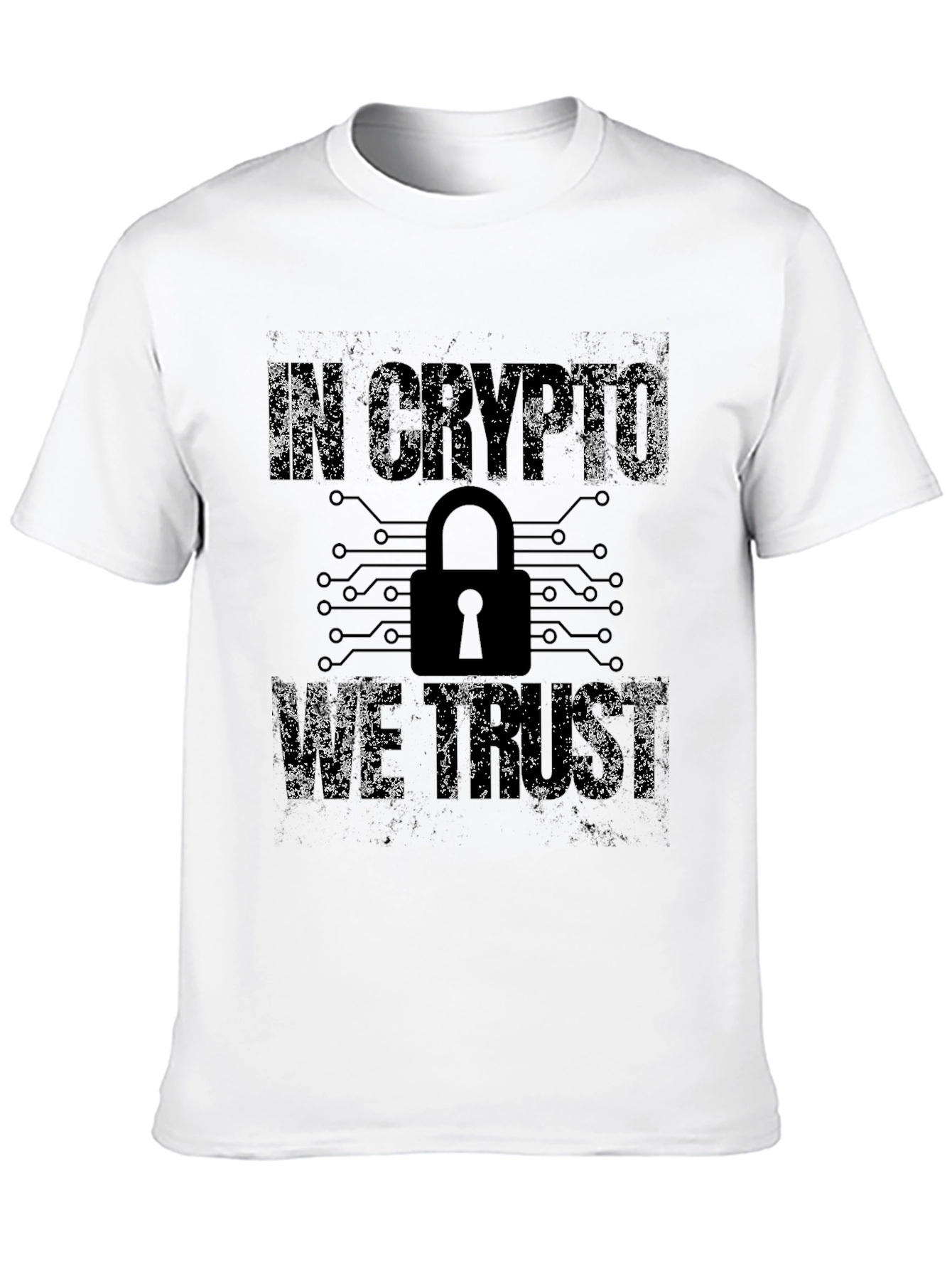 Black In Crypto We Trust Graphic T-Shirt view 10
