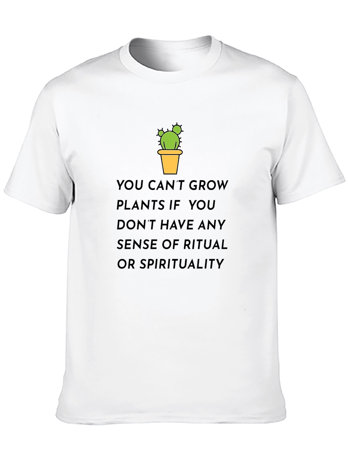 Black Ritual & Spirituality Plant Grow T-Shirt view 10