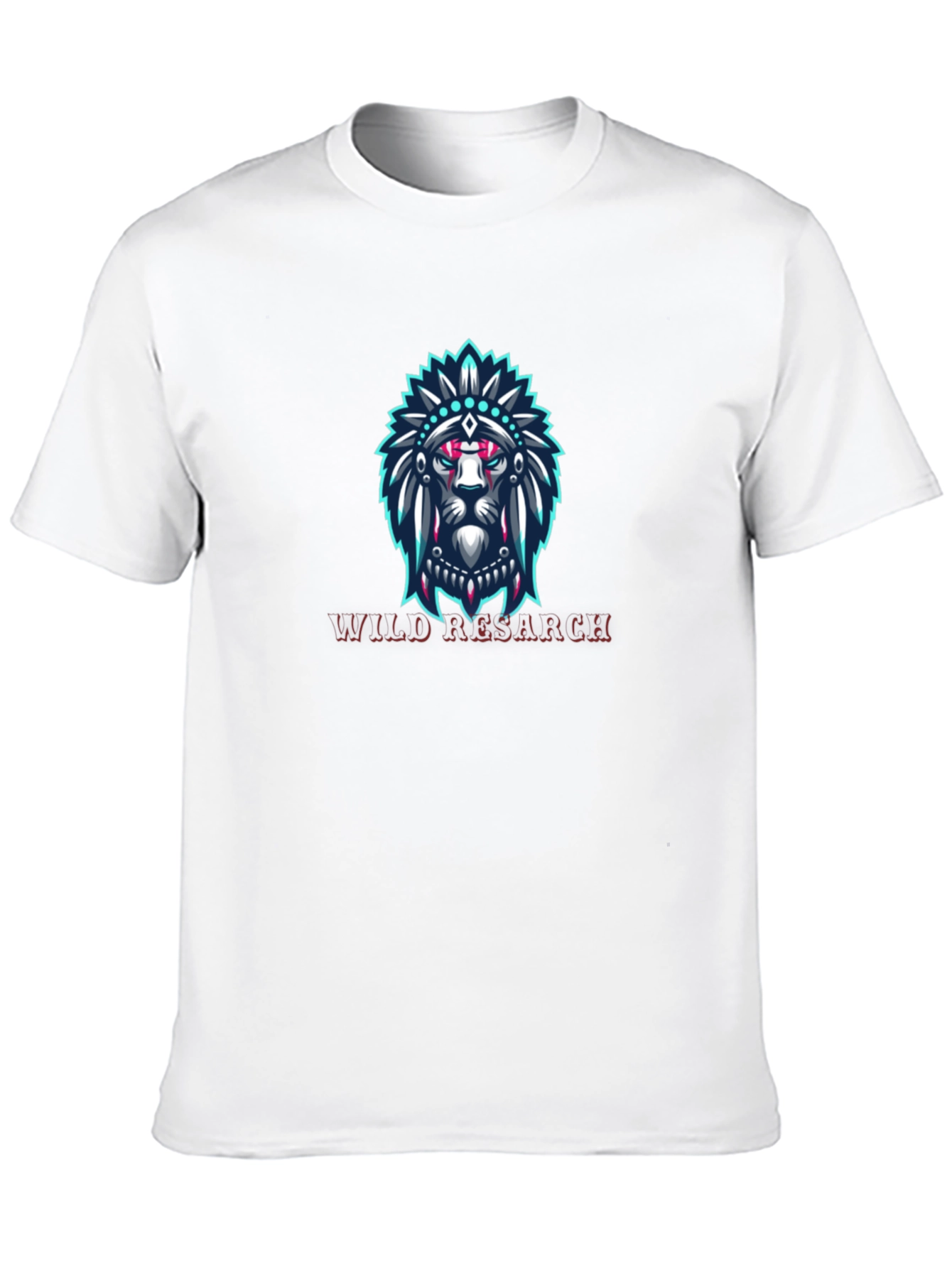 Black Lion Headdress Graphic Tee - Wild Research view 10