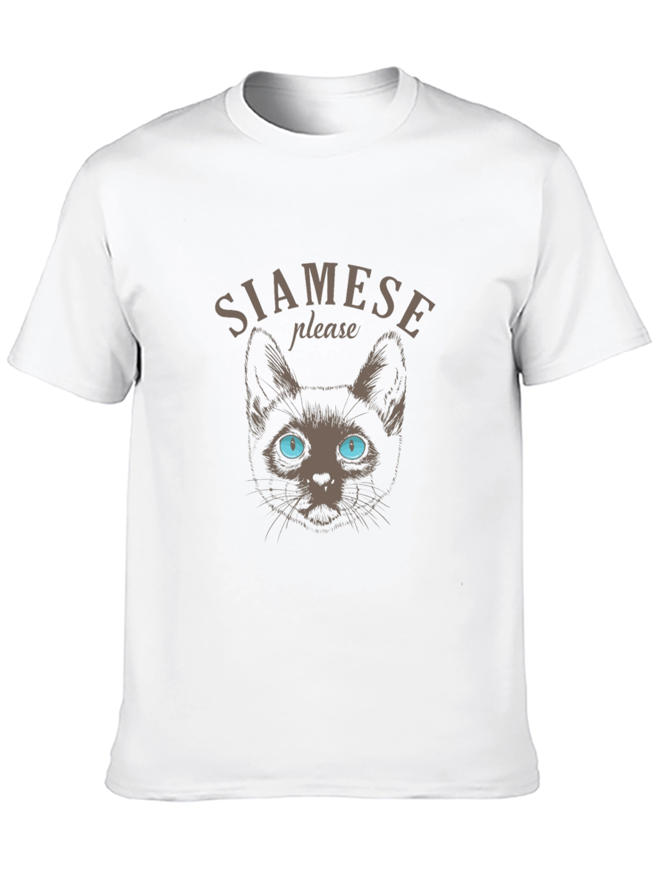 Black Siamese Cat Graphic Tee - Soft Cotton Blend view 10