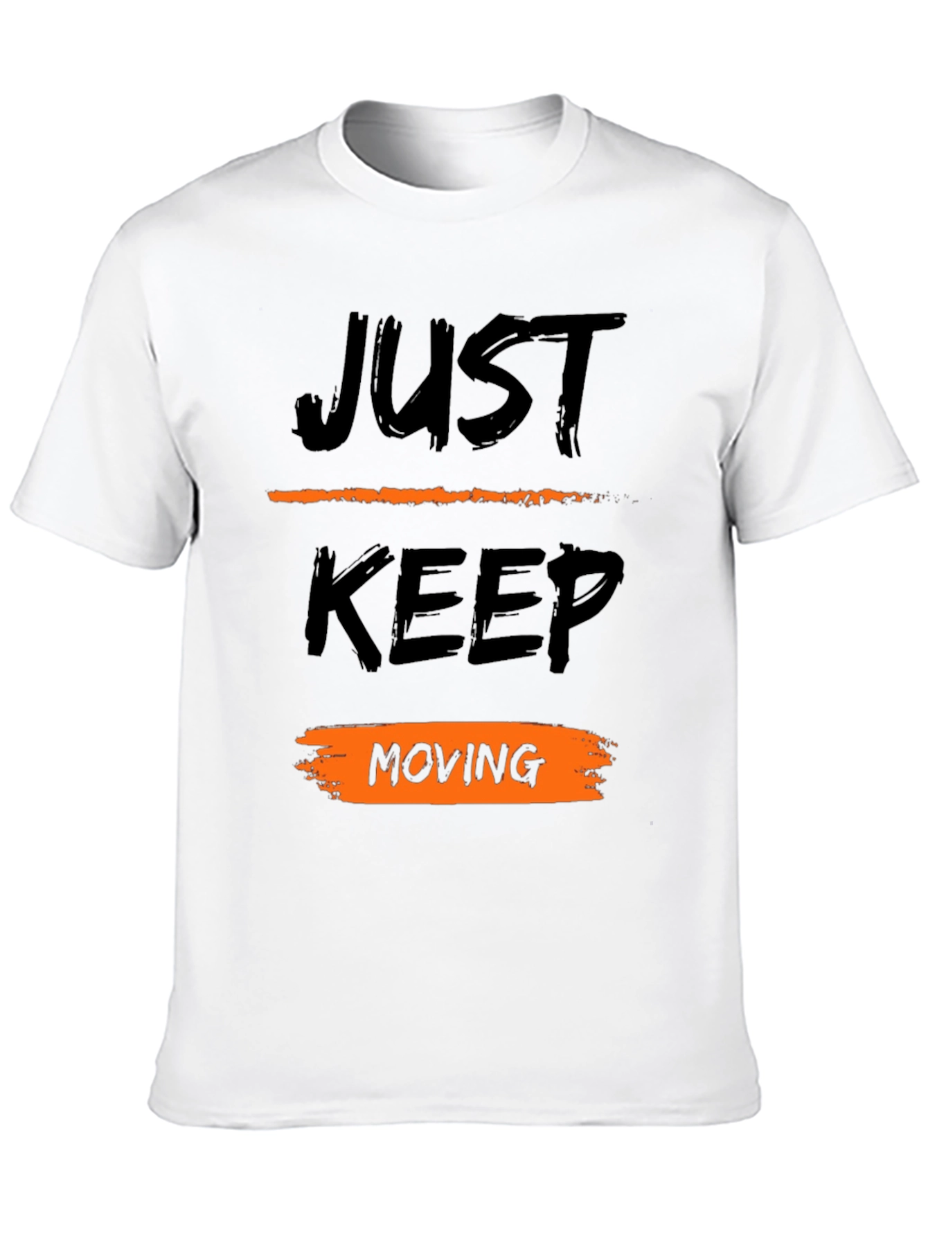 Black Just Keep Moving Black T-Shirt view 10
