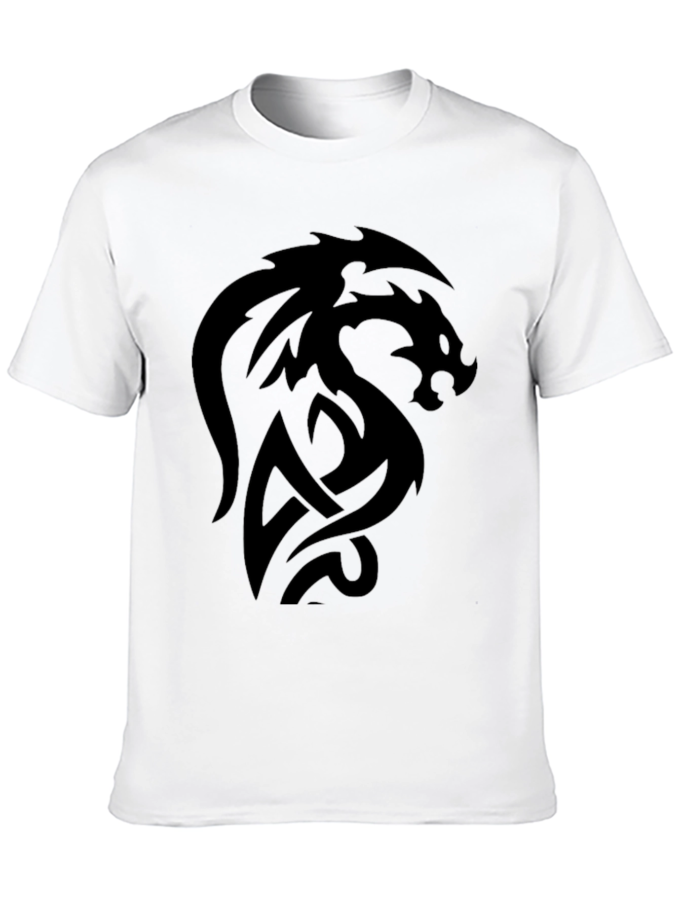 Black Dragon Graphic Black T-Shirt - Men's Short Sleeve view 10