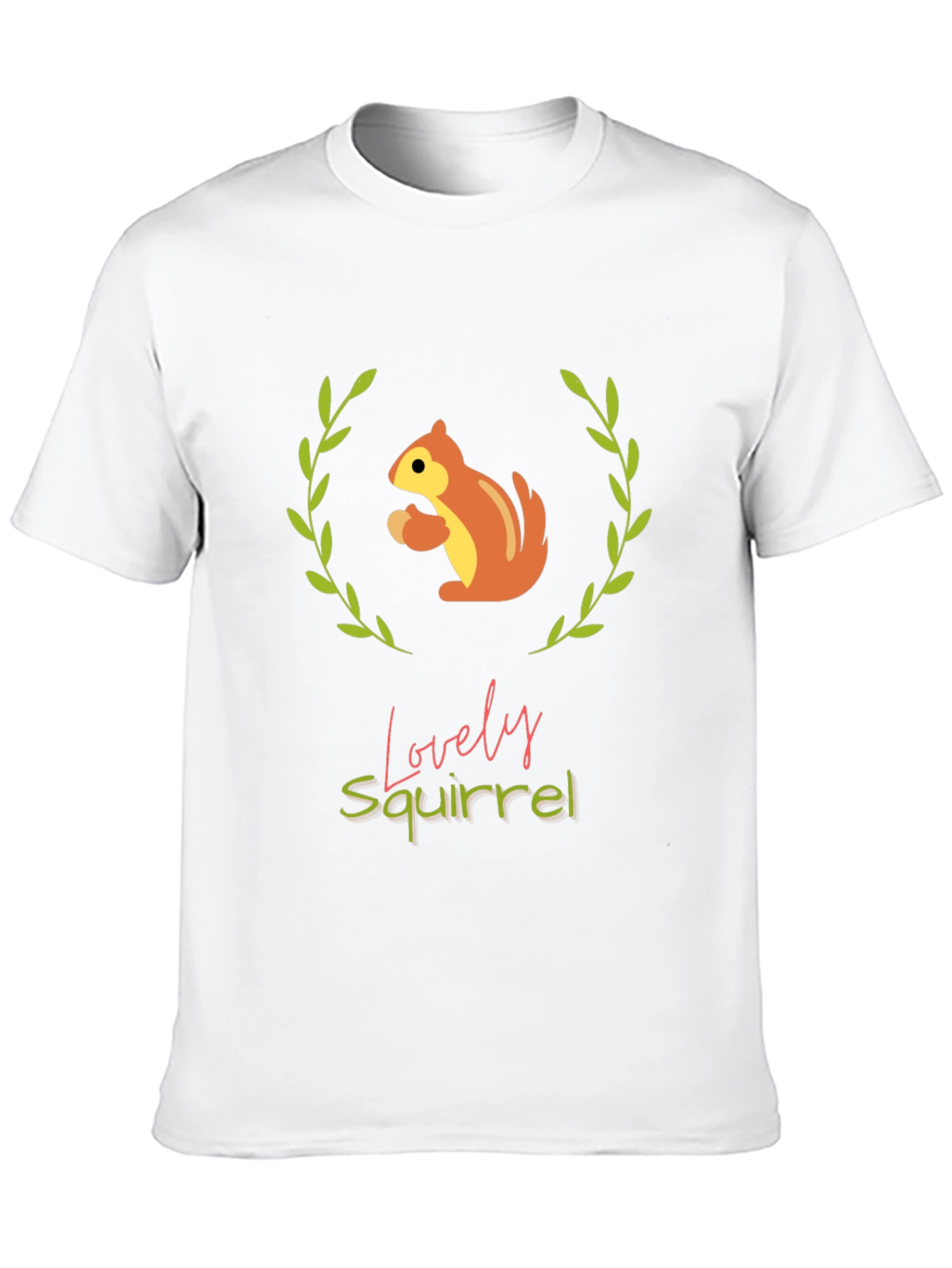 Black Lovely Squirrel Graphic Tee - Comfort & Style view 10