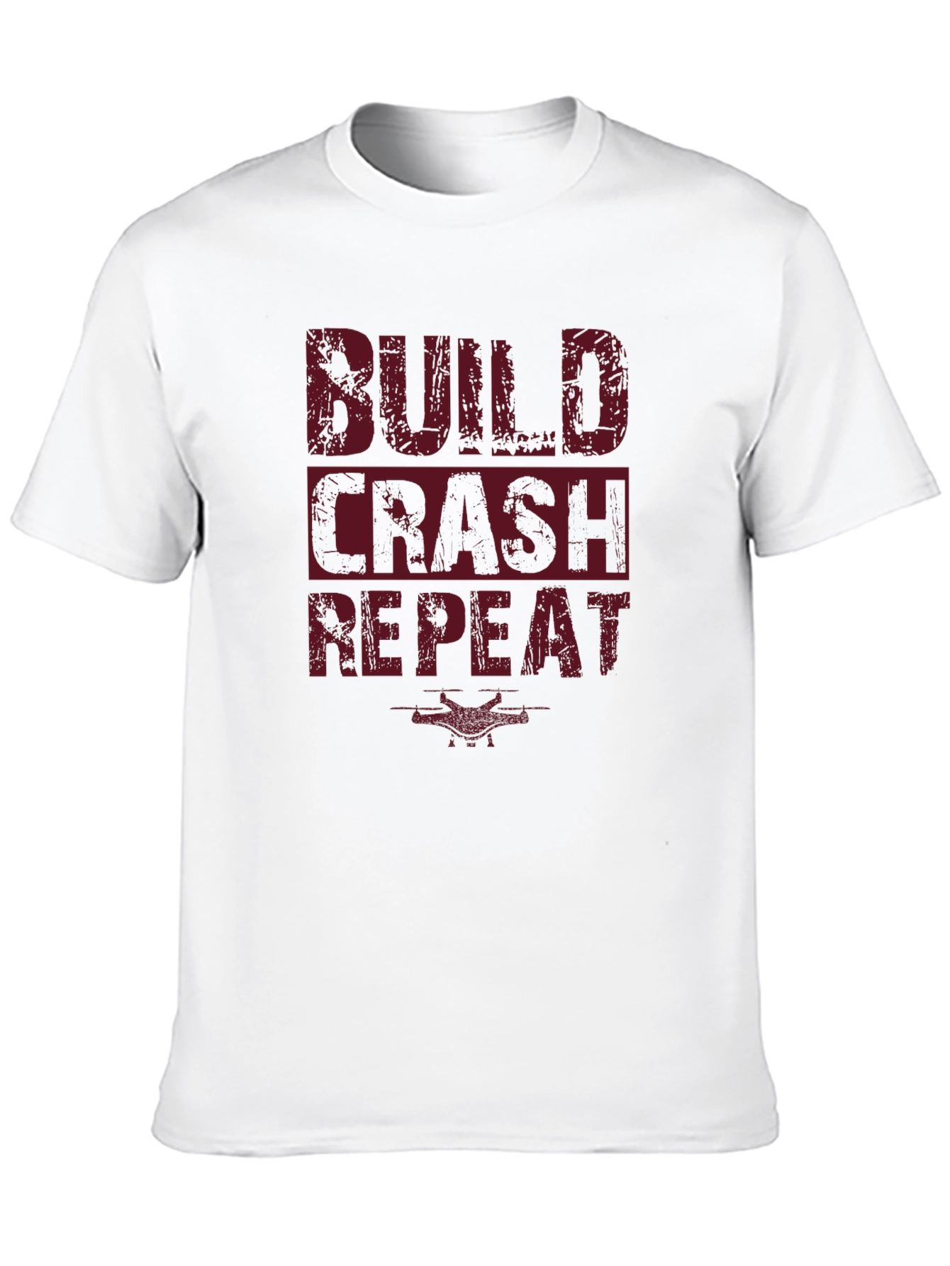 Black Build Crash Repeat Graphic T-Shirt view 10