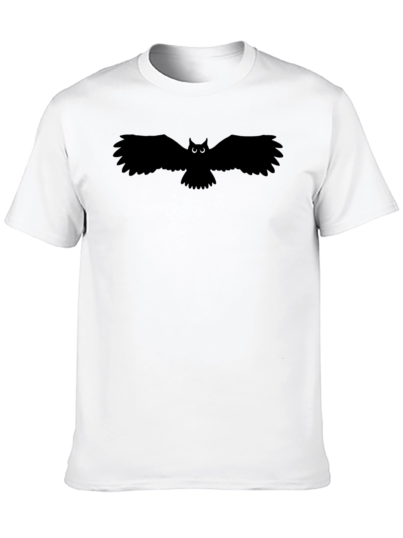 Black Black Owl Graphic T-Shirt view 10