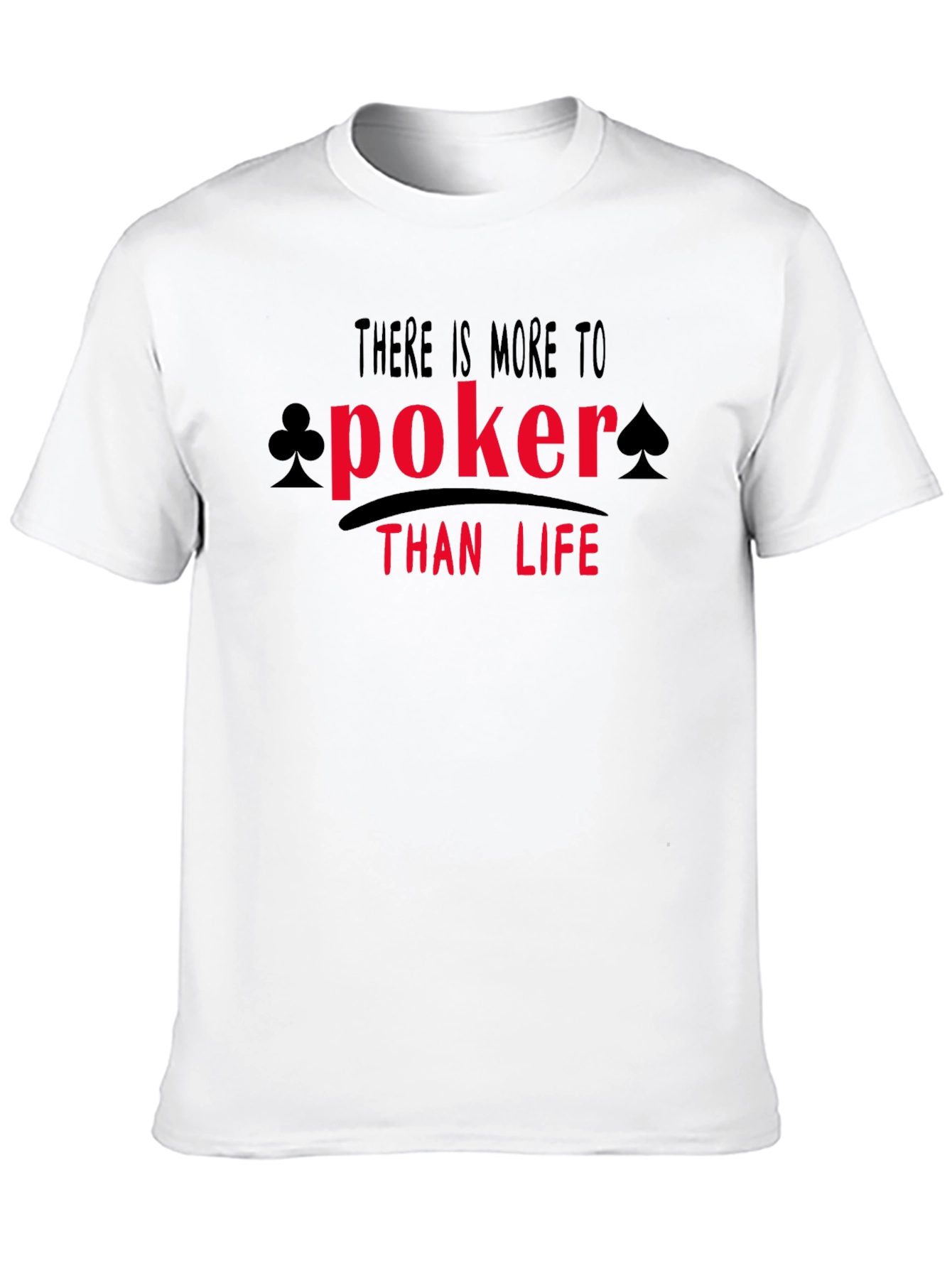 Poker Than Life Graphic Tee - Black - 10