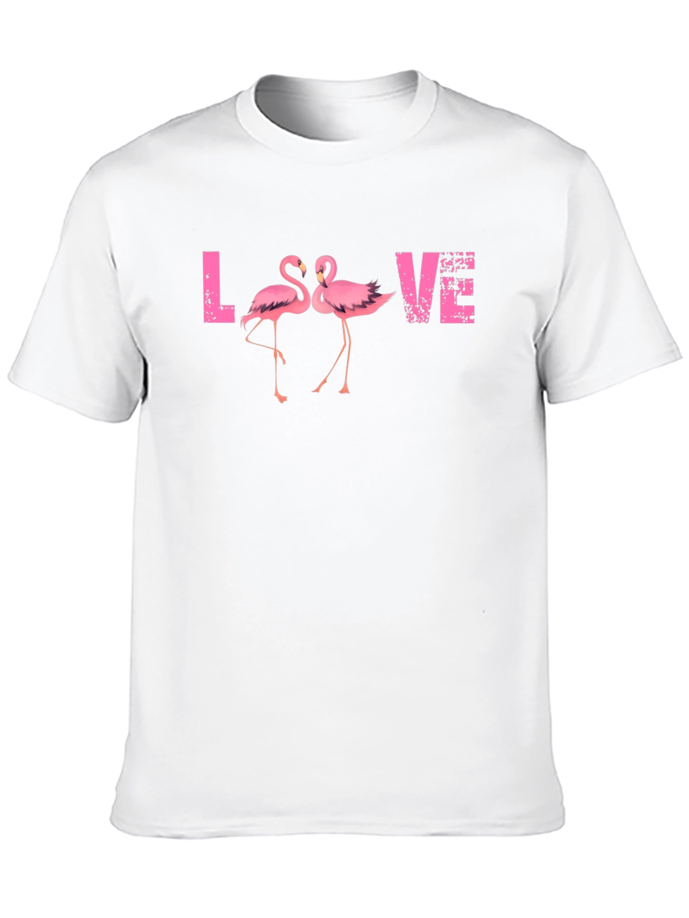 Black Flamingo LOVE Graphic Black T-Shirt view 10