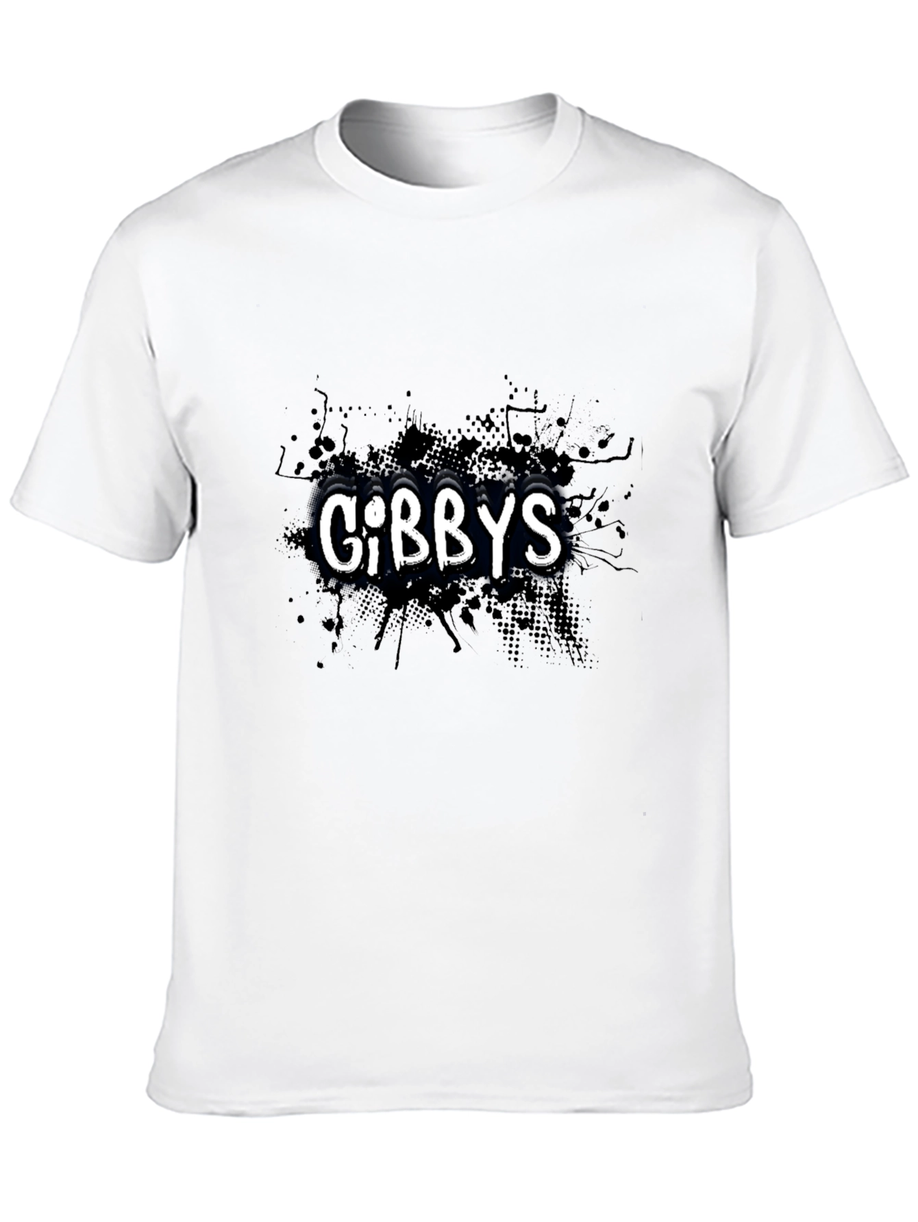 Black Gibbys Black Graphic Print T-Shirt - Casual Style view 10