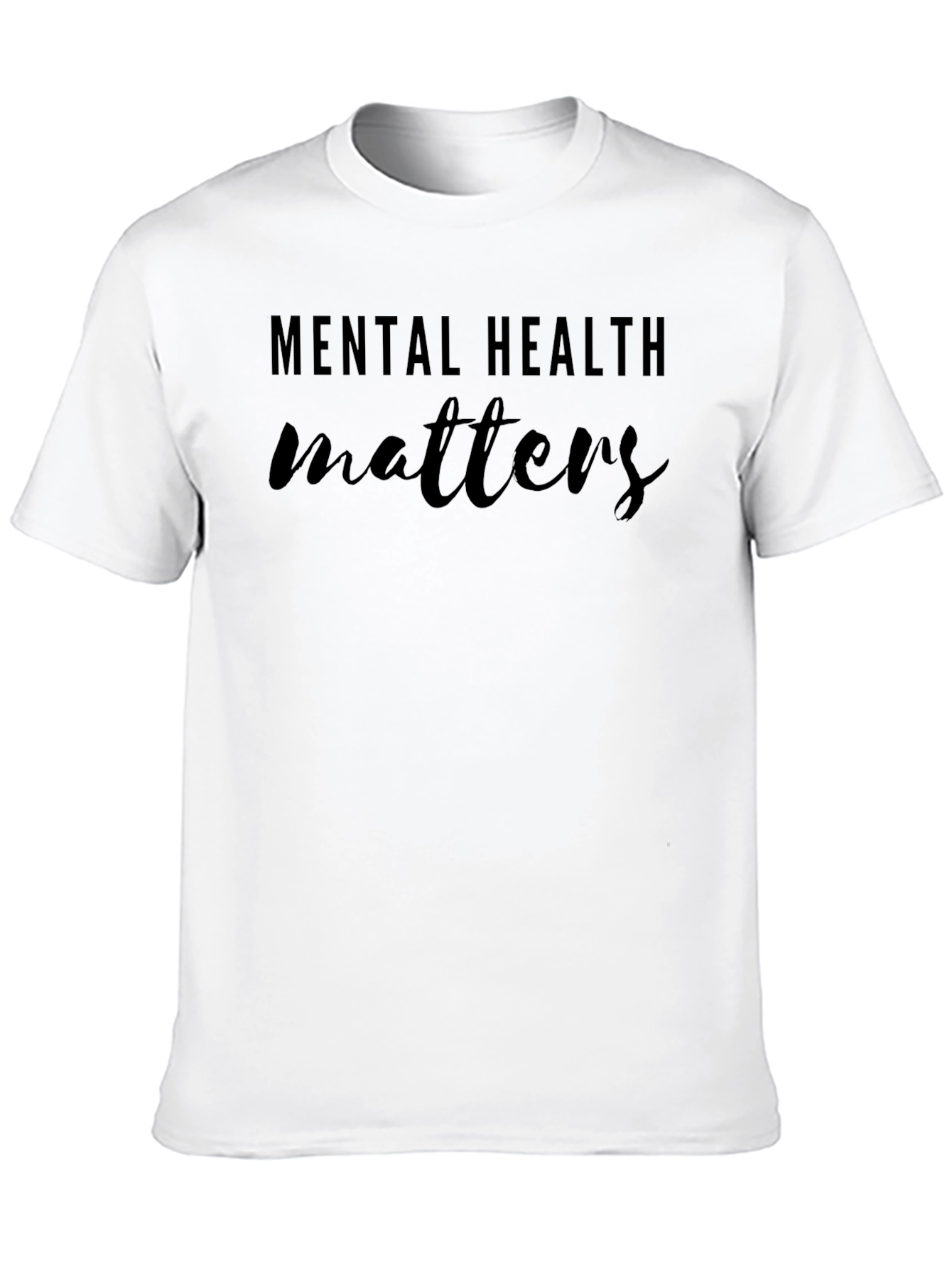 Black Mental Health Matters Black T-Shirt view 10