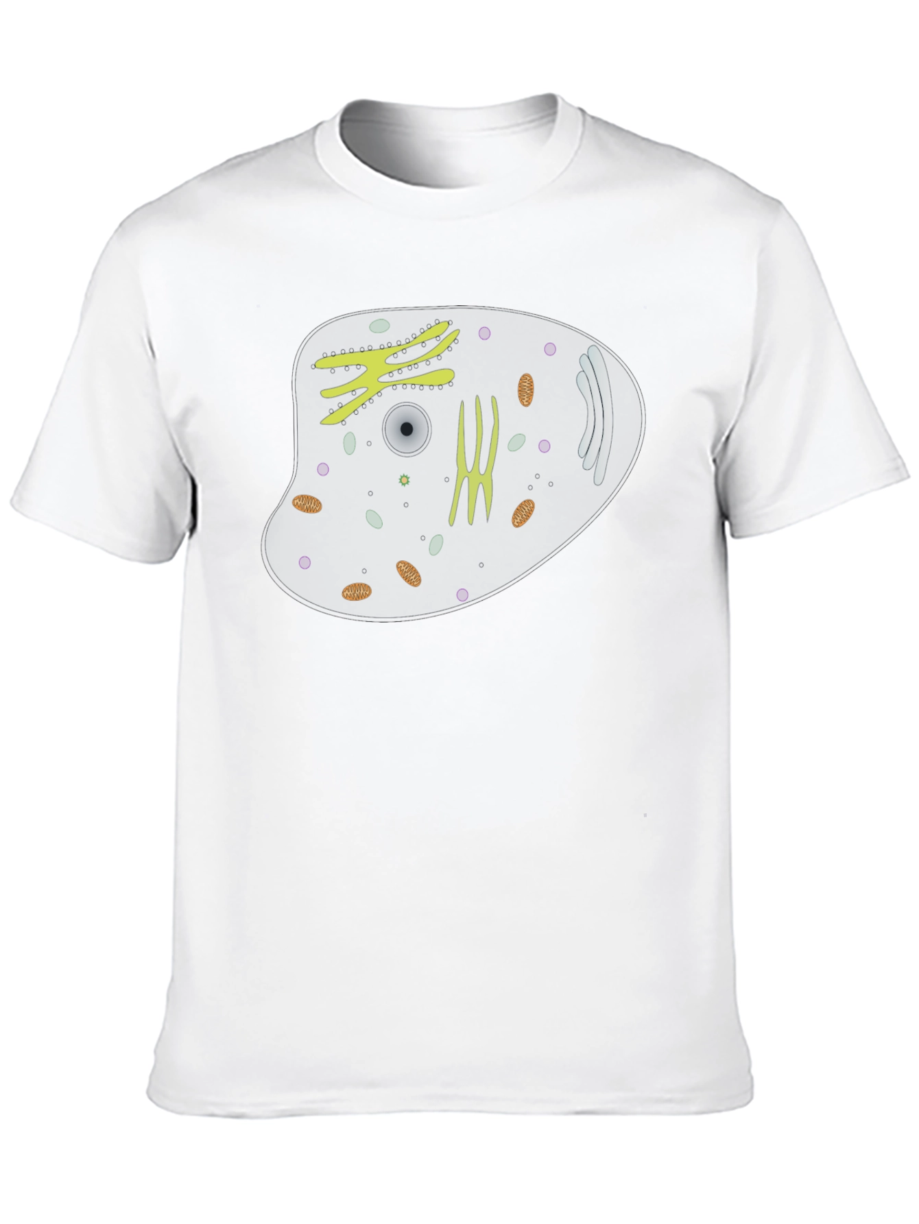 Black Cell Graphic T-Shirt - Biology Apparel view 10