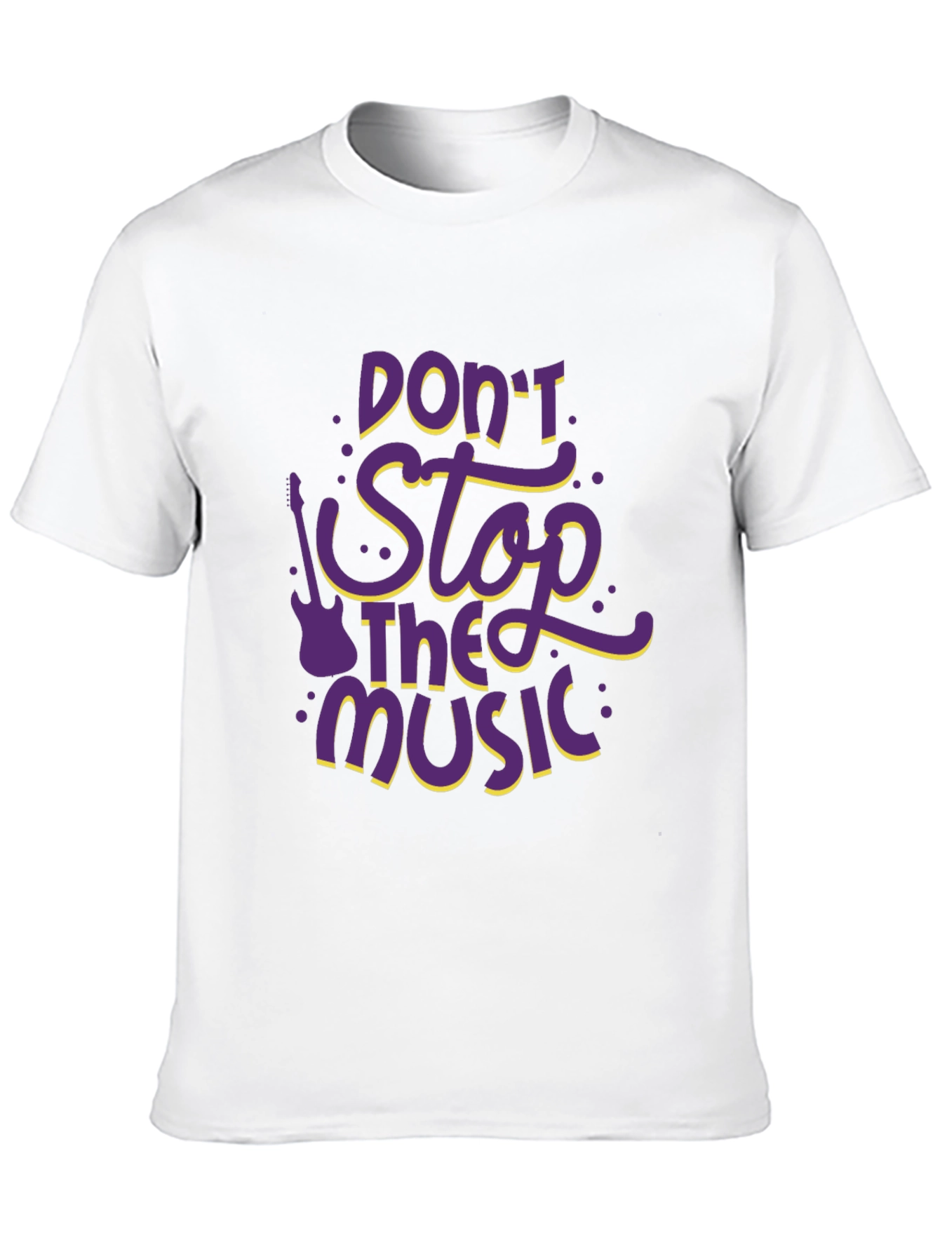 Black Don't Stop the Music Graphic T-Shirt view 10